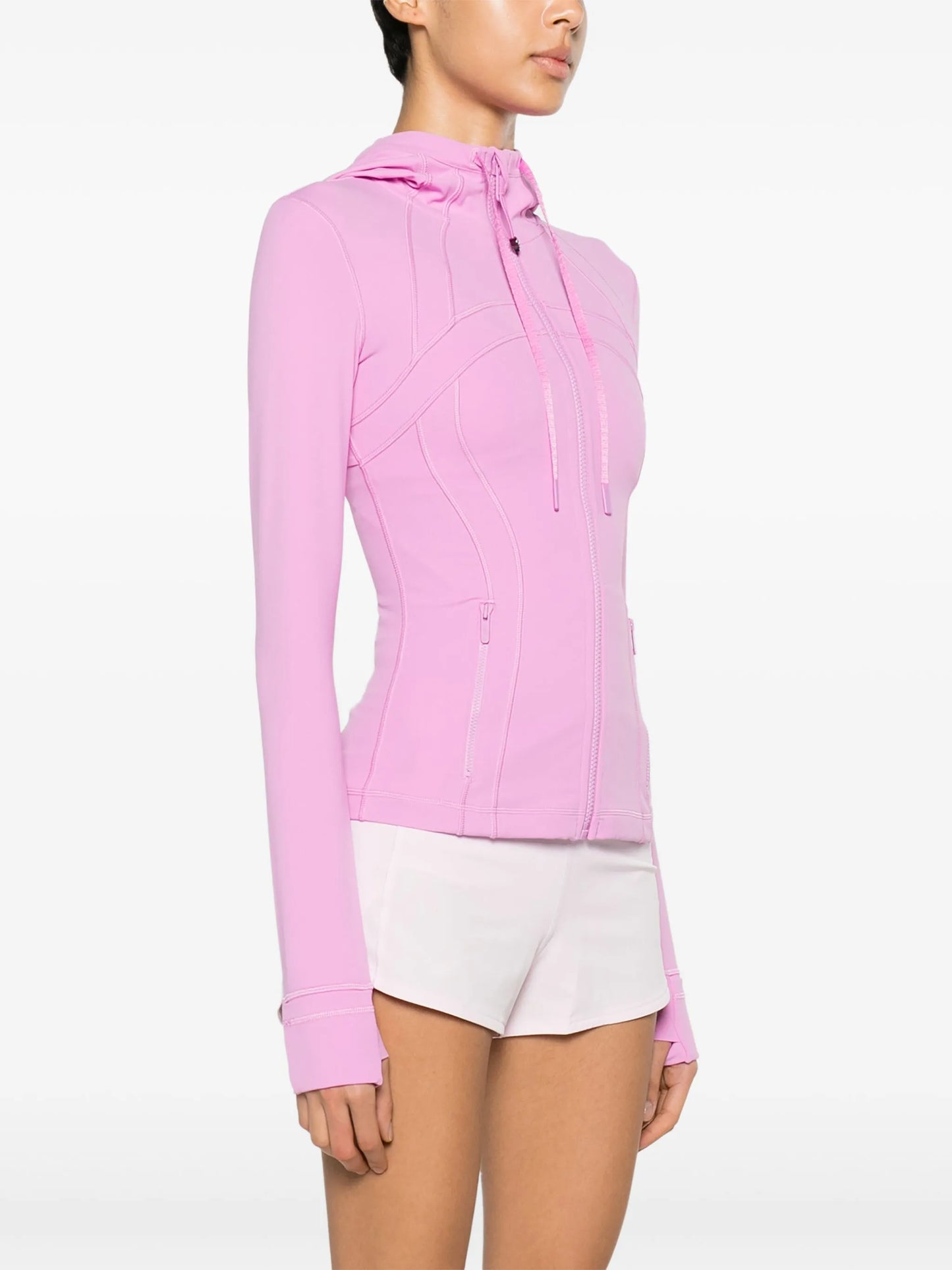 Define panelled cropped jacket