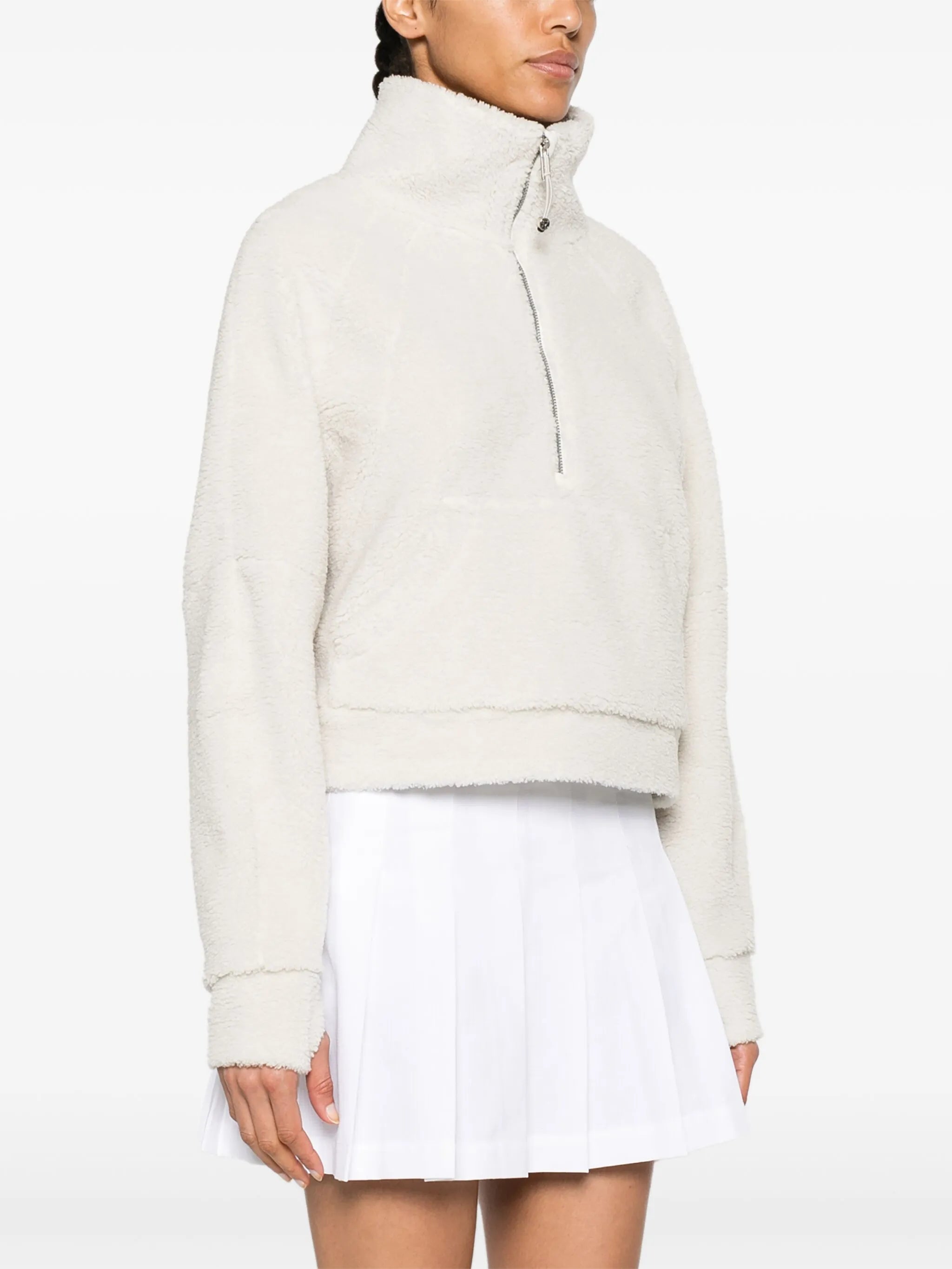 Scuba logo-embroidered fleece sweatshirt