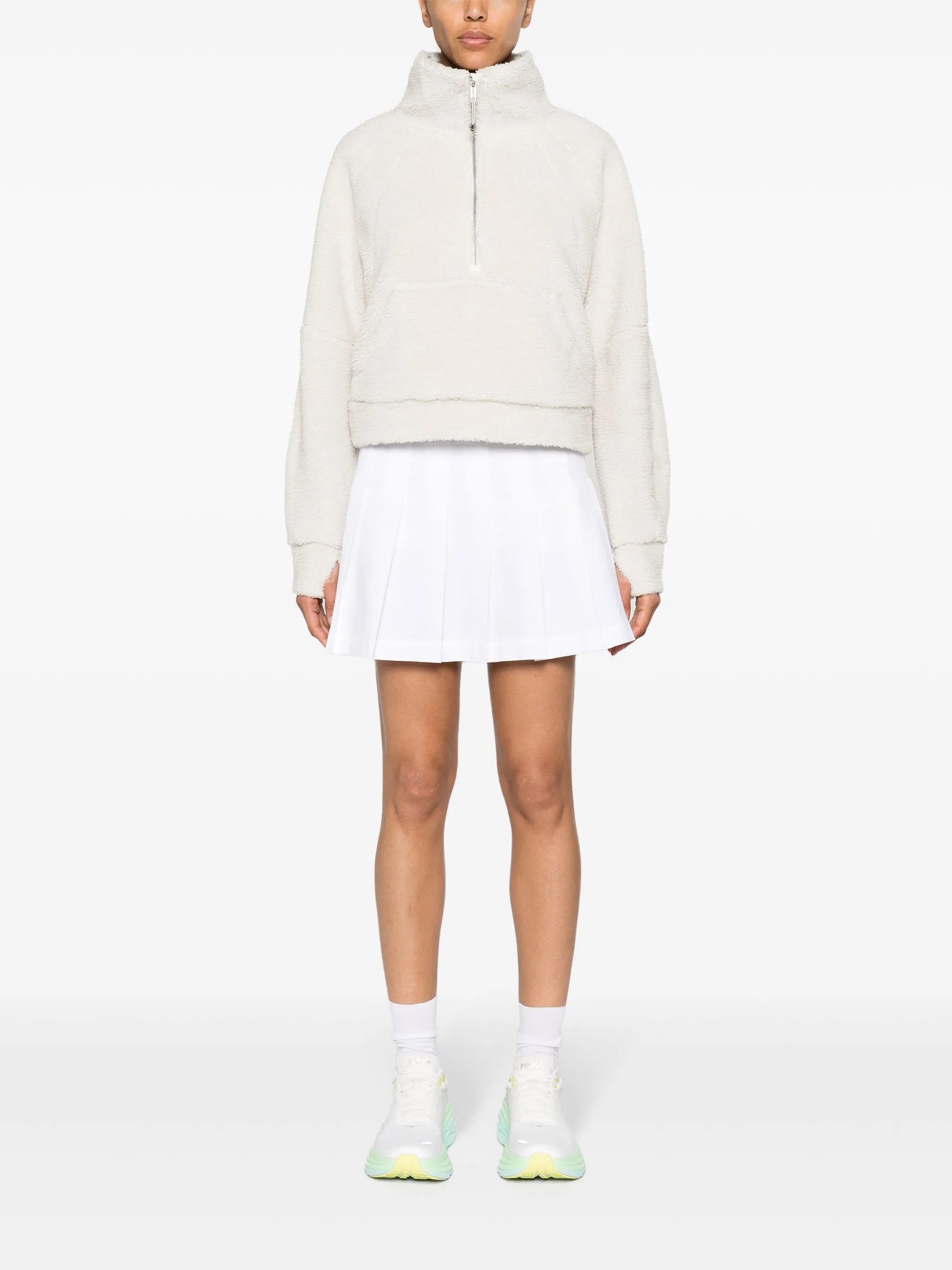 Scuba logo-embroidered fleece sweatshirt