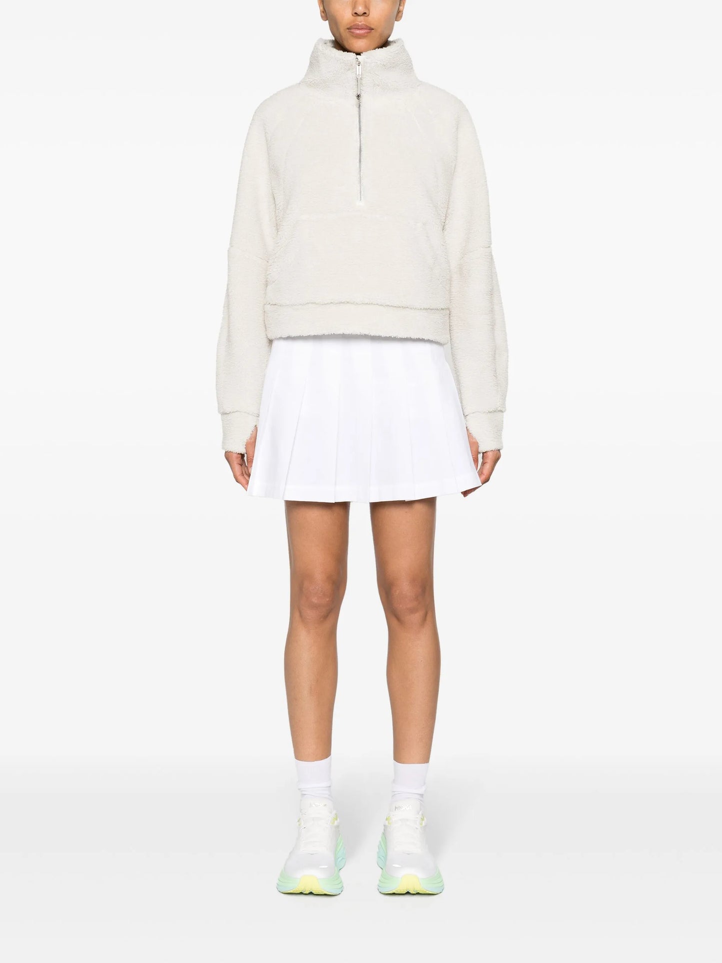 Scuba logo-embroidered fleece sweatshirt