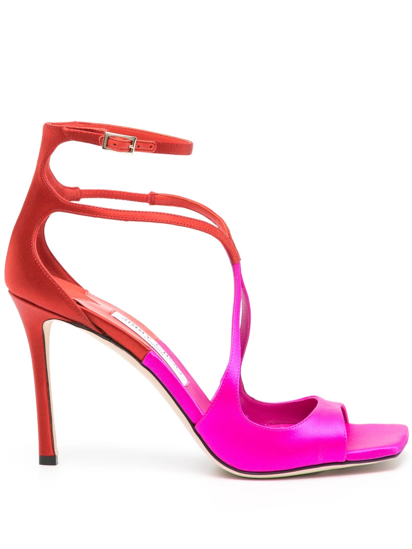 Azia 95mm satin sandals