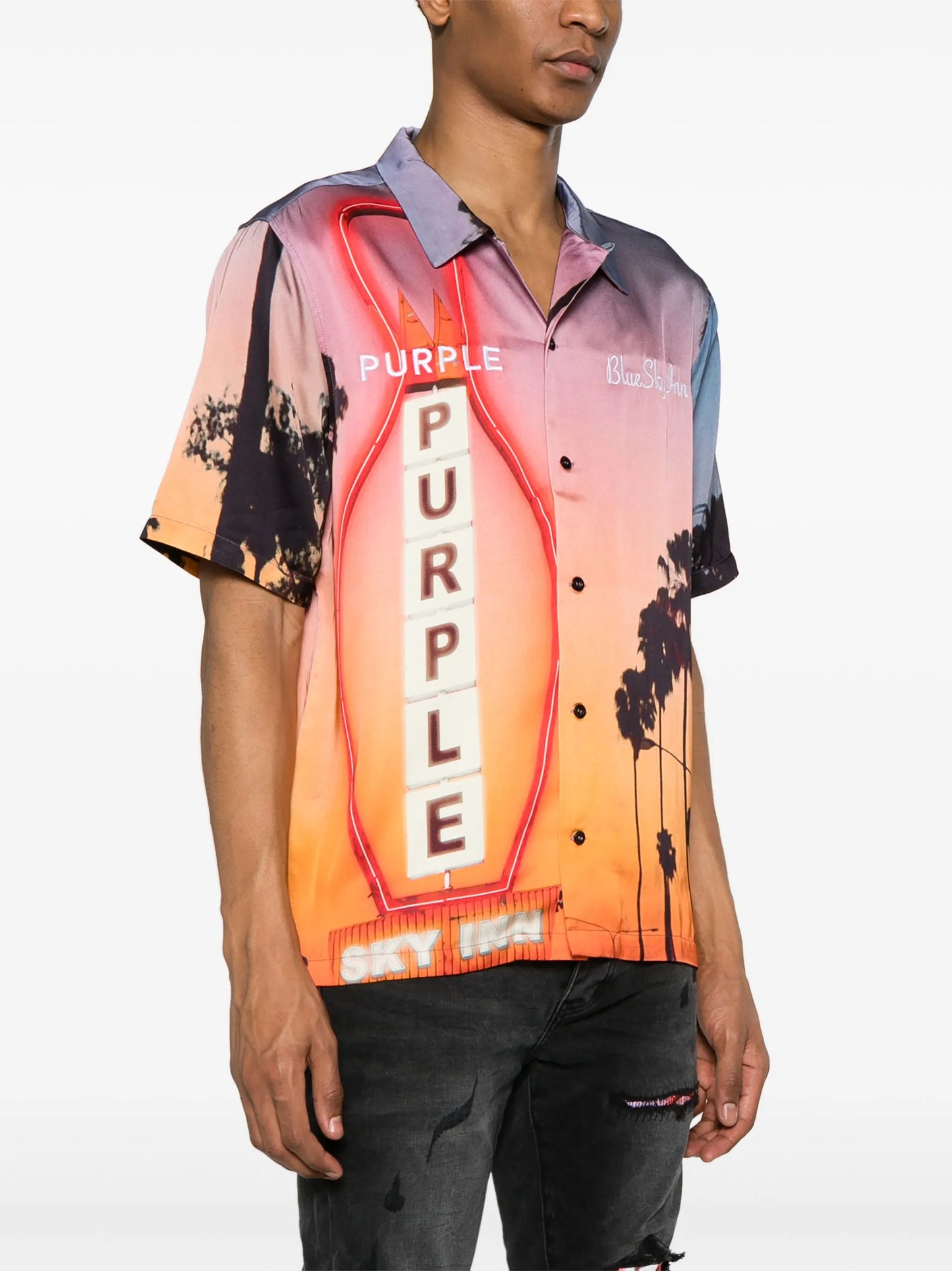 x Blue Sky graphic-print shirt