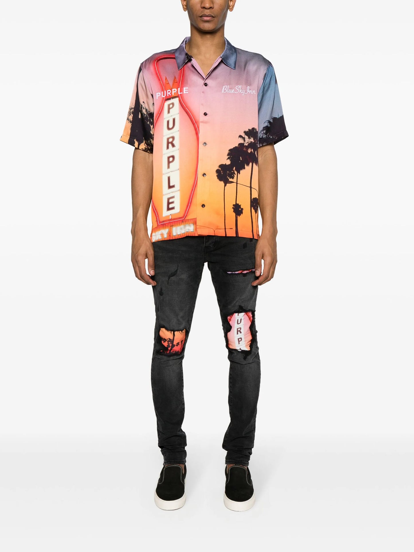 x Blue Sky graphic-print shirt