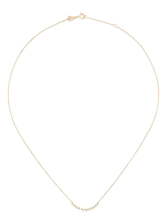 14kt yellow gold diamond chain necklace