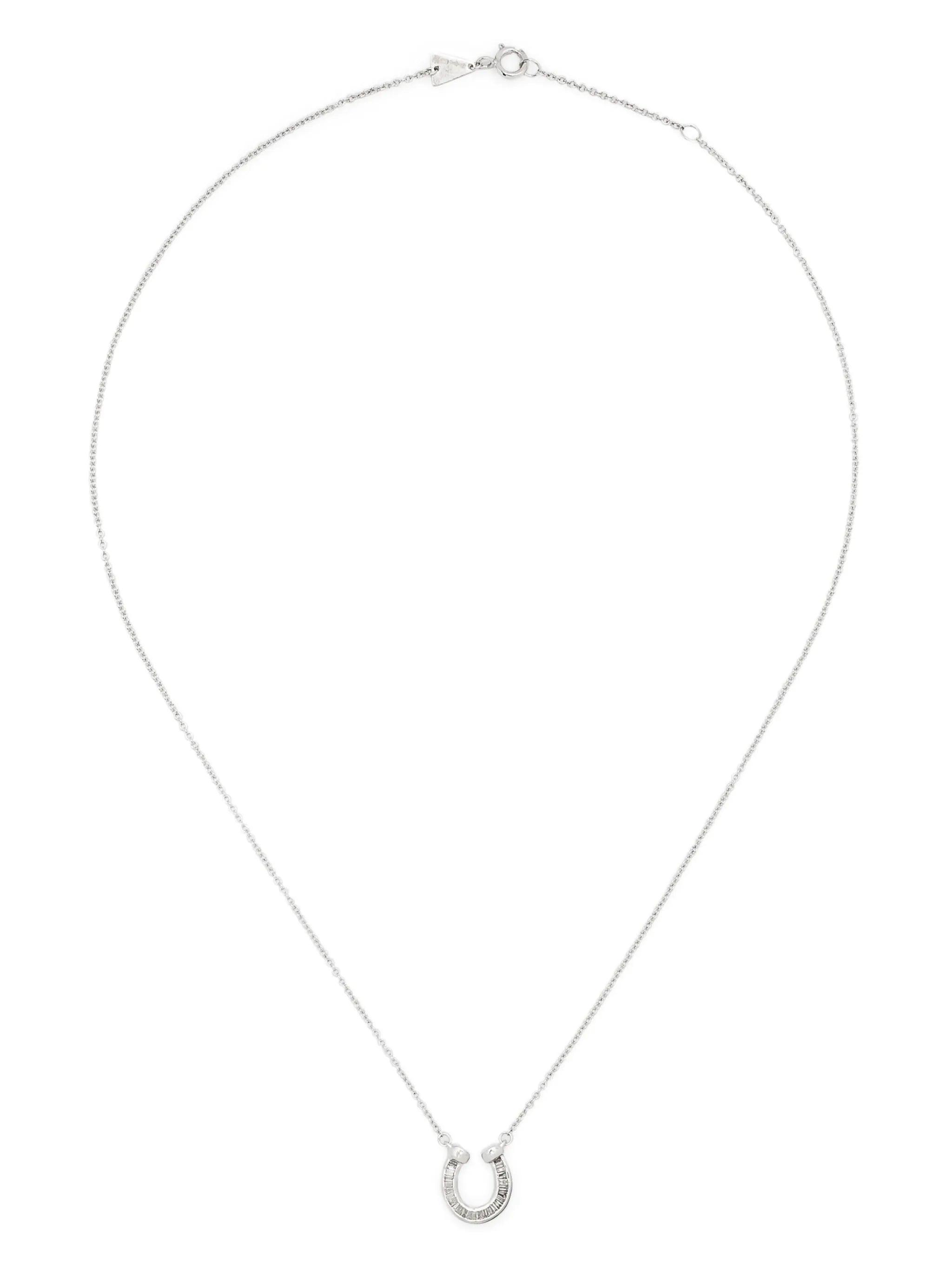 Horseshoe Pendant sterling silver necklace