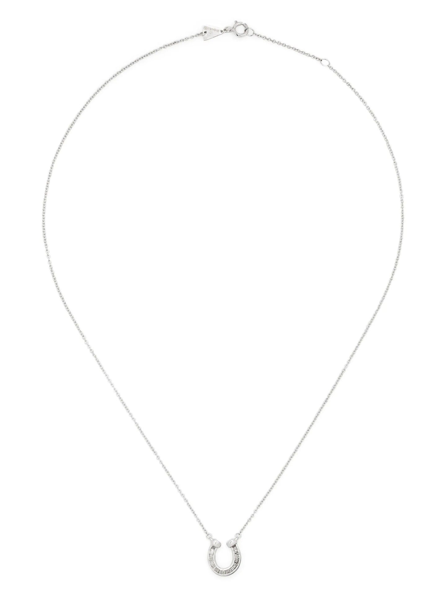 Horseshoe Pendant sterling silver necklace