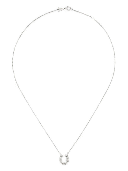 Horseshoe Pendant sterling silver necklace