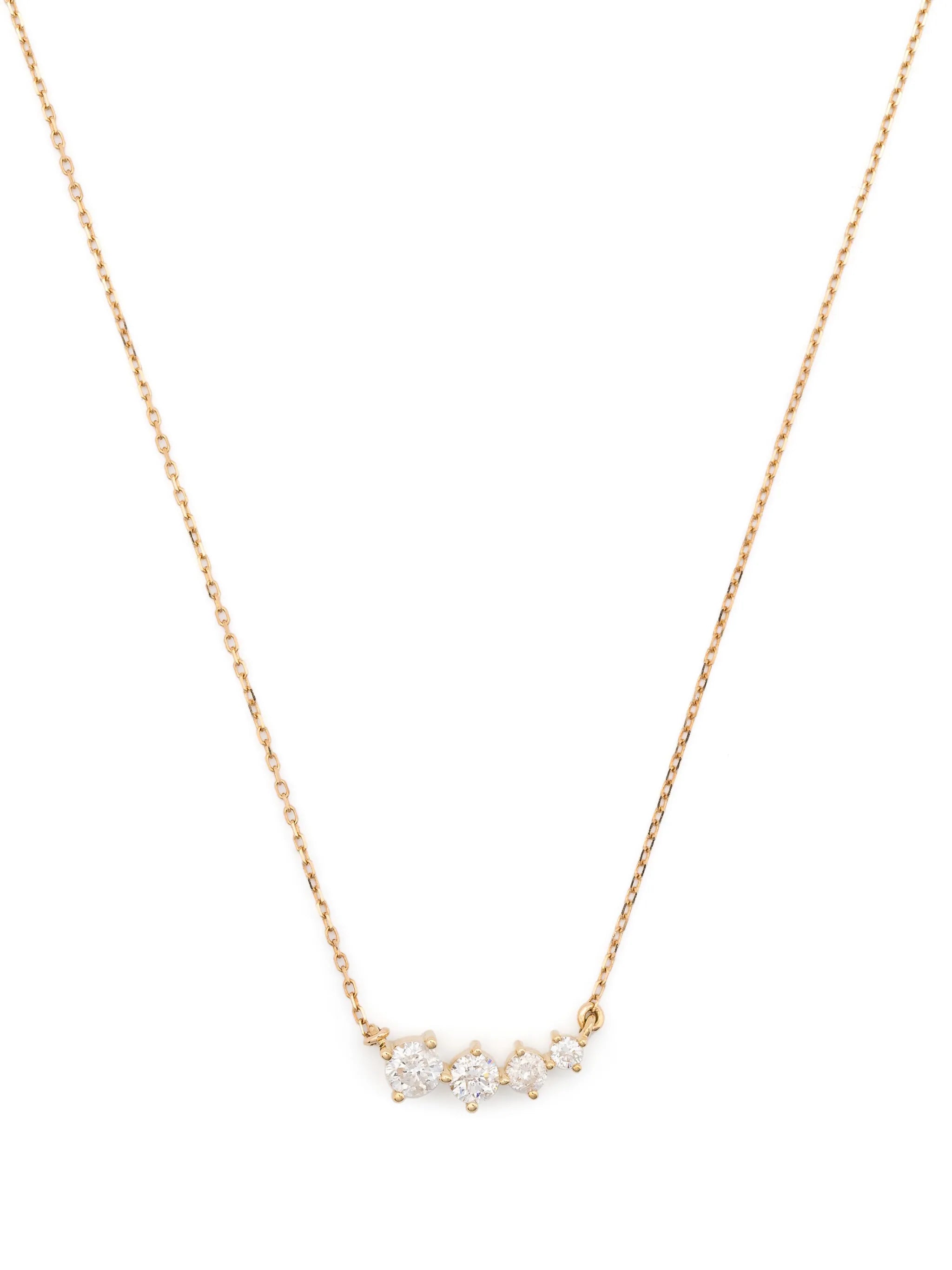 14kt yellow gold Paris Graduated pendant necklaces