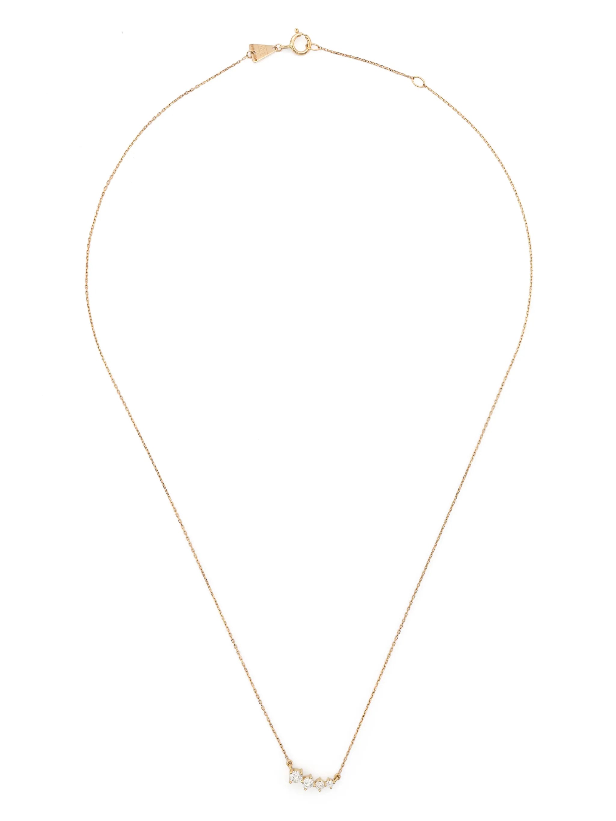 14kt yellow gold Paris Graduated pendant necklaces