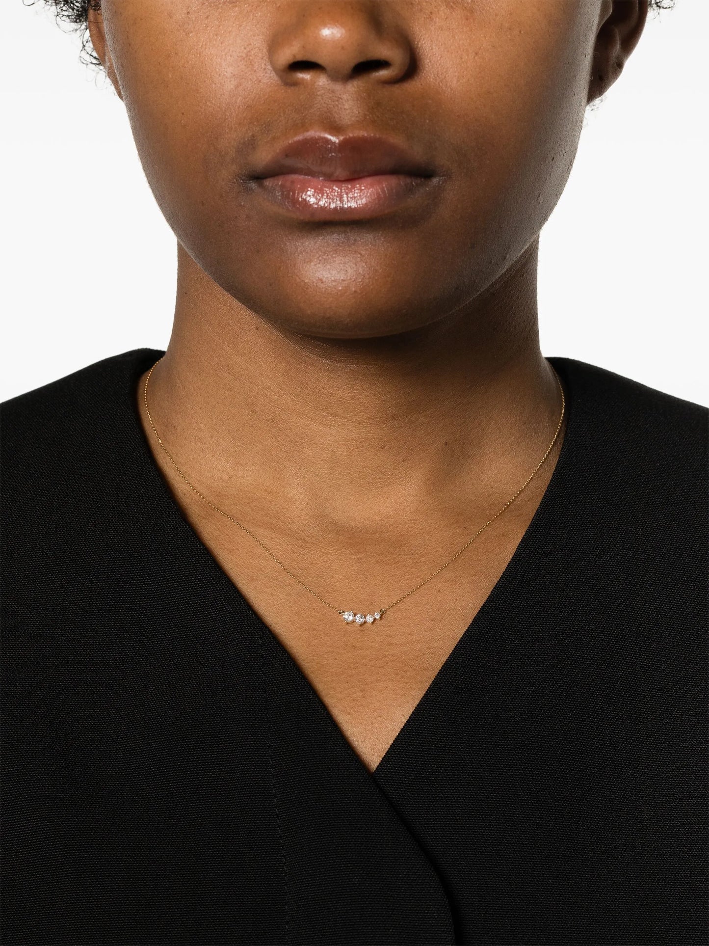 14kt yellow gold Paris Graduated pendant necklaces