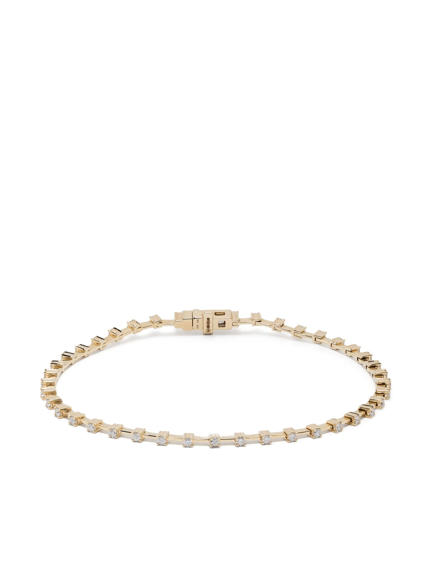 14kt yellow gold tennis bracelet