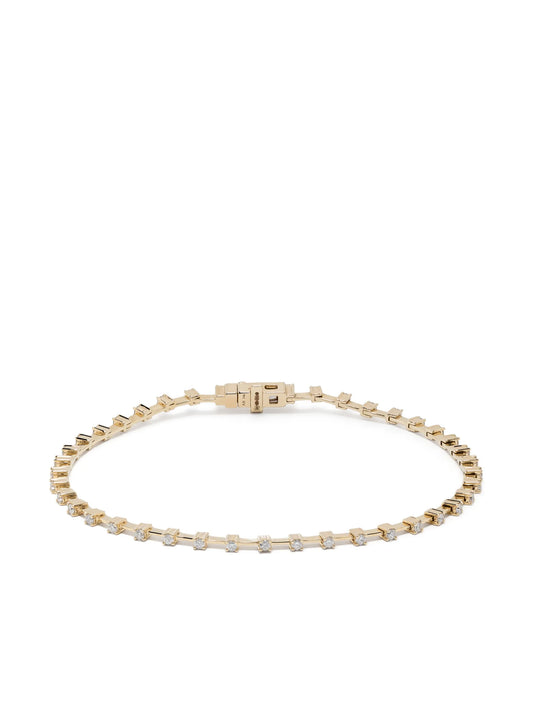14kt yellow gold tennis bracelet