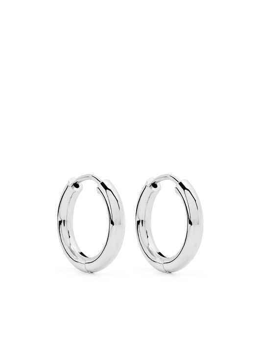 25mm Tube hoop earrings