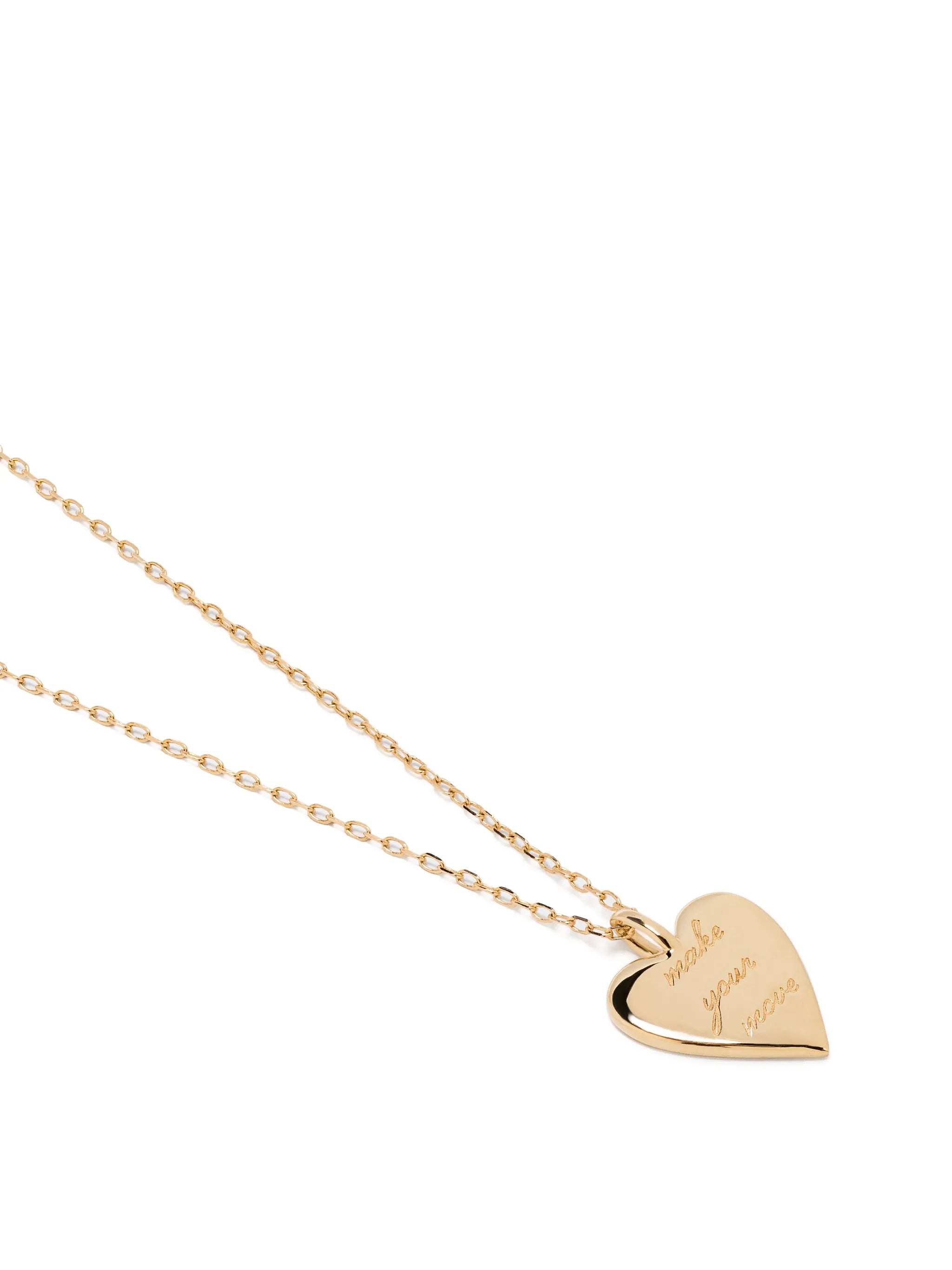 14kt yellow gold Make Your Move diamond necklace