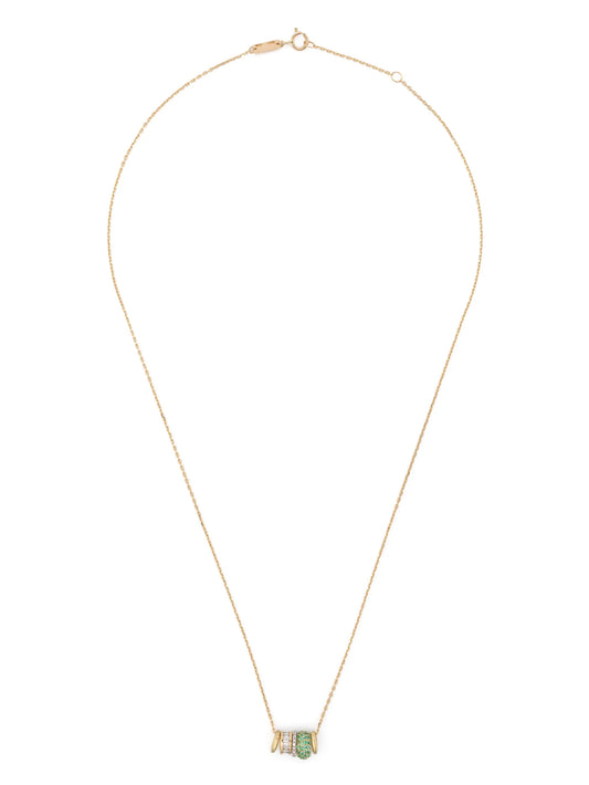 14kt yellow gold Bead Party New Rager pendant necklace