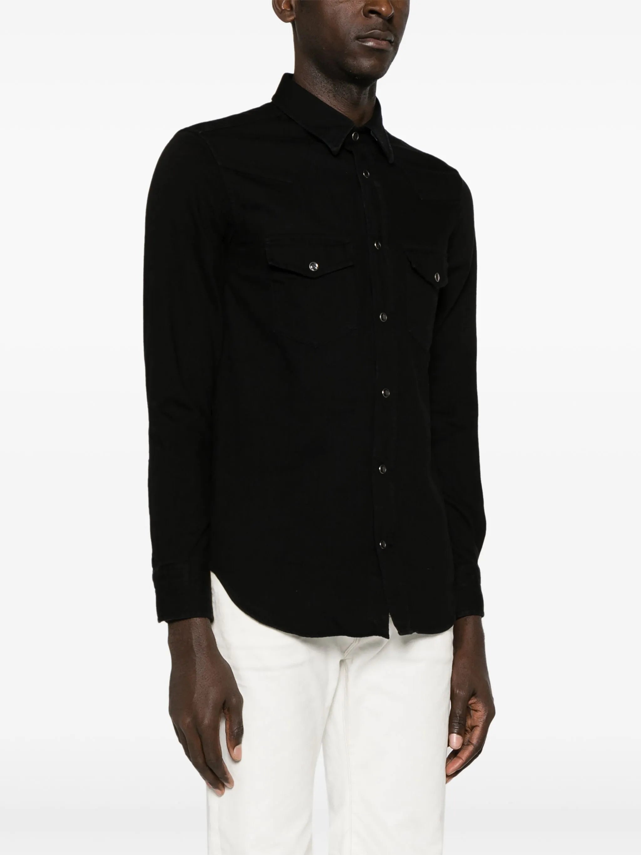cotton denim western shirt