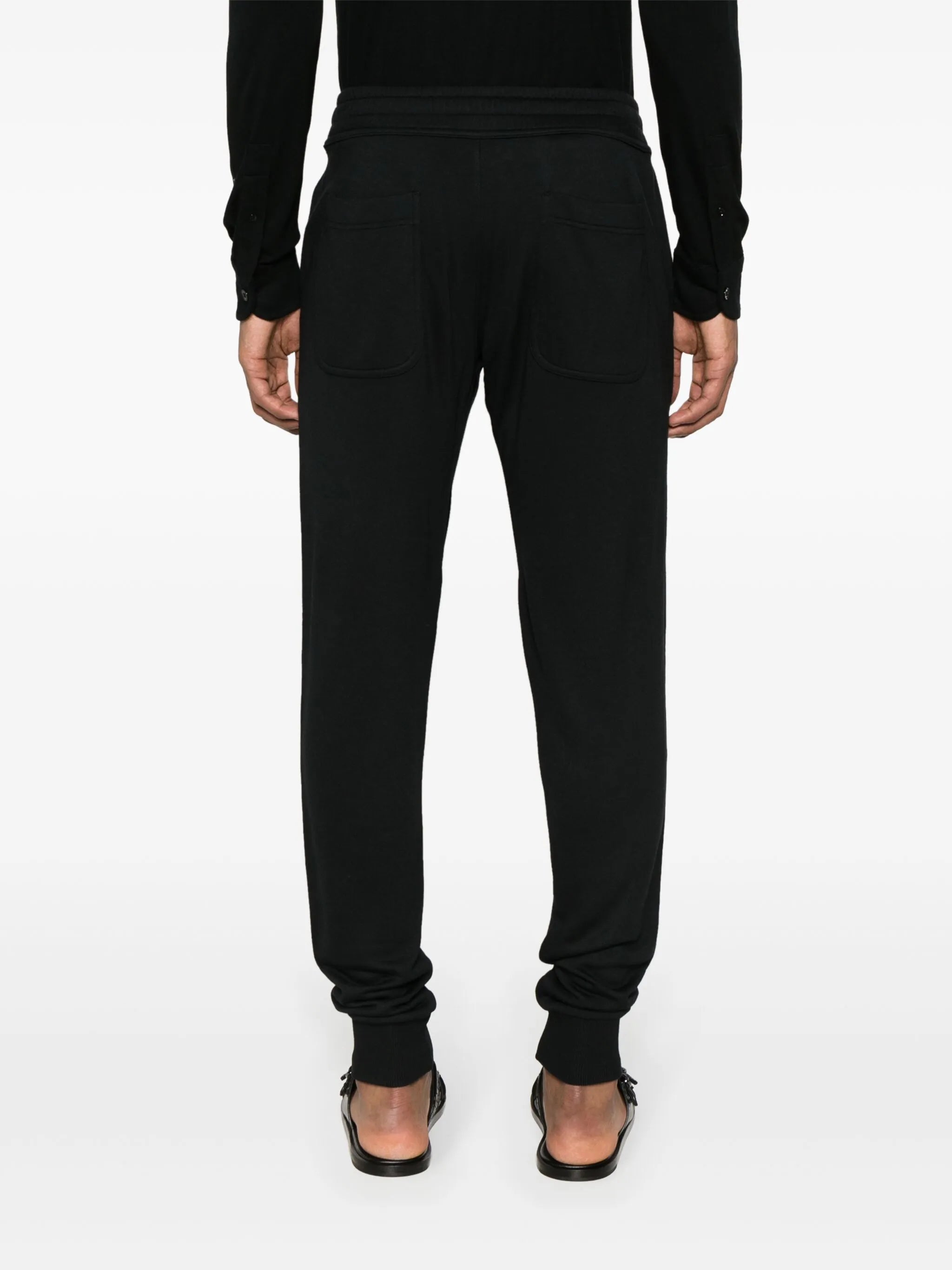 drawstring-waist track pants