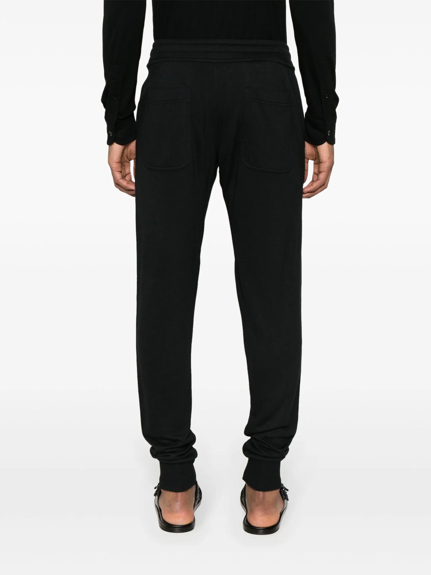 drawstring-waist track pants