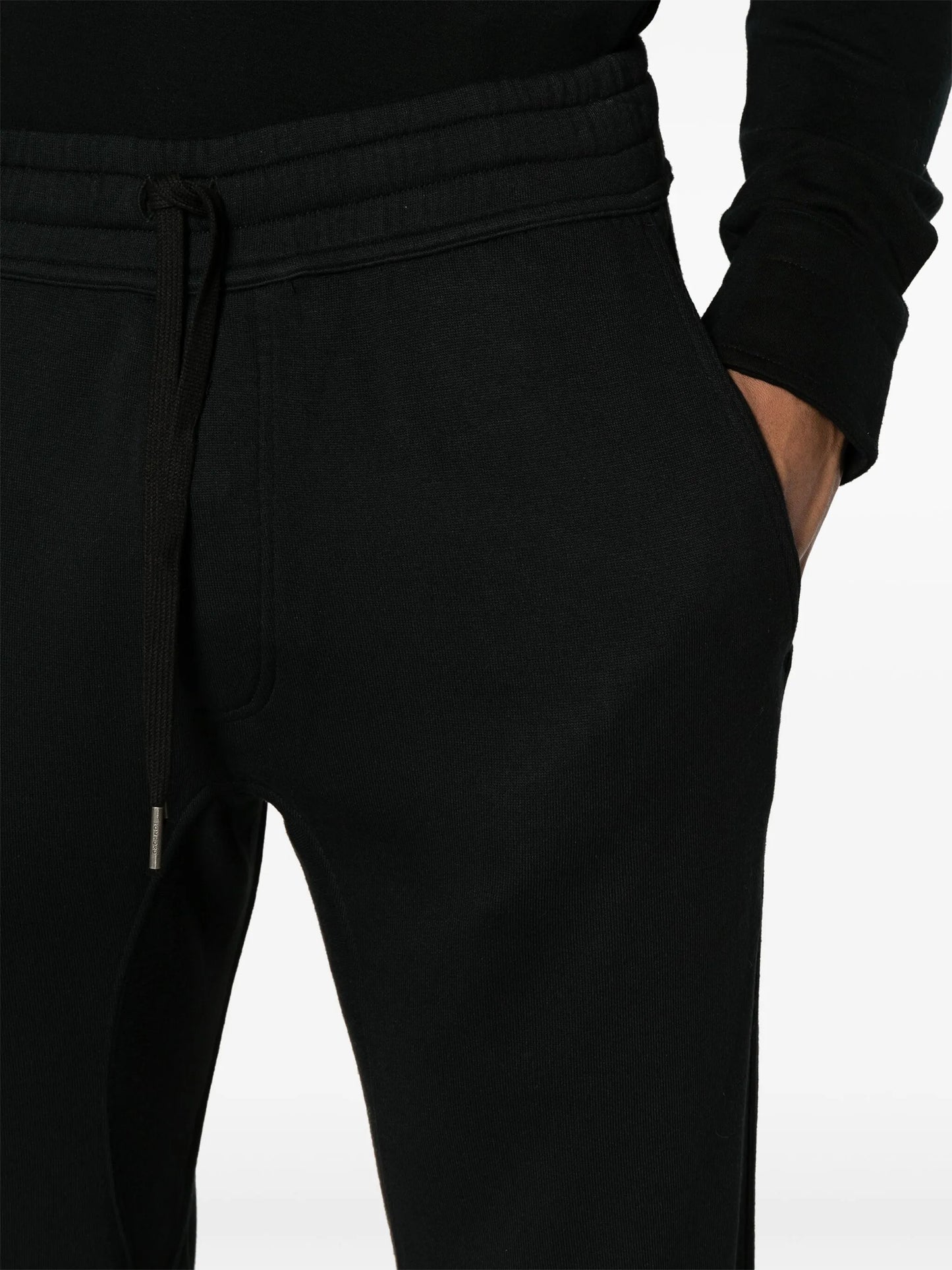 drawstring-waist track pants