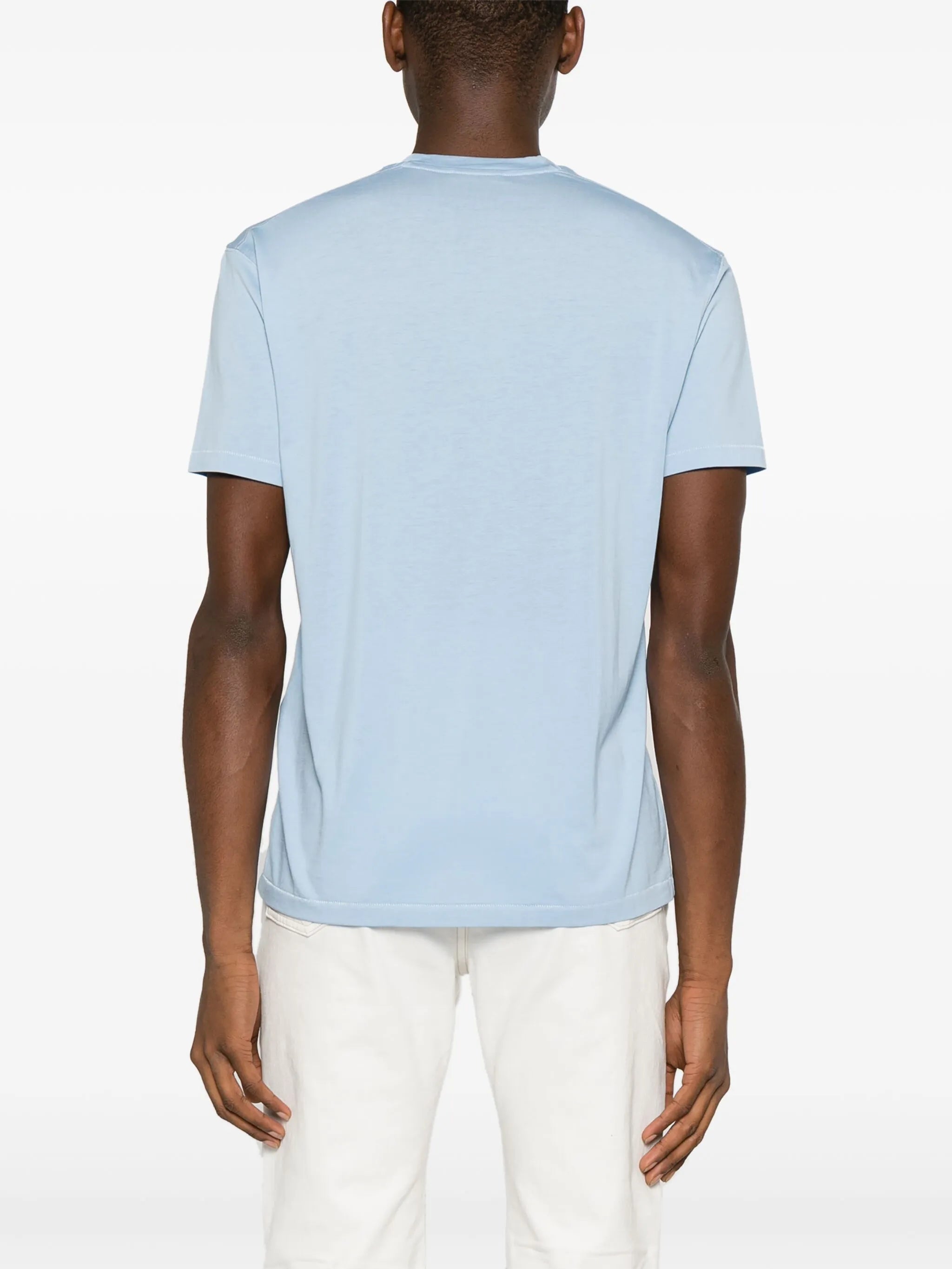 mélange-effect jersey T-shirt