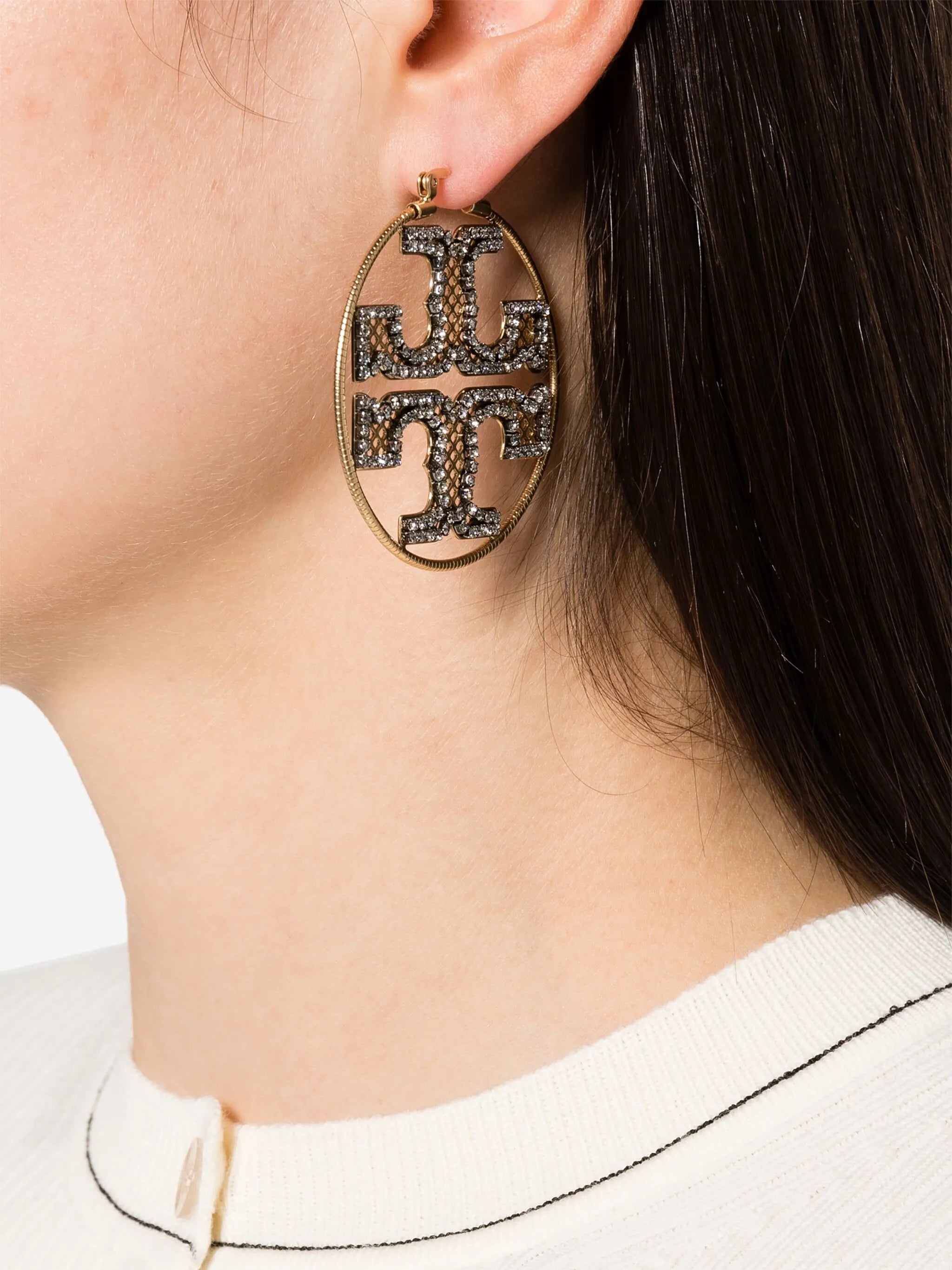 Miller crystal-embellished earrings