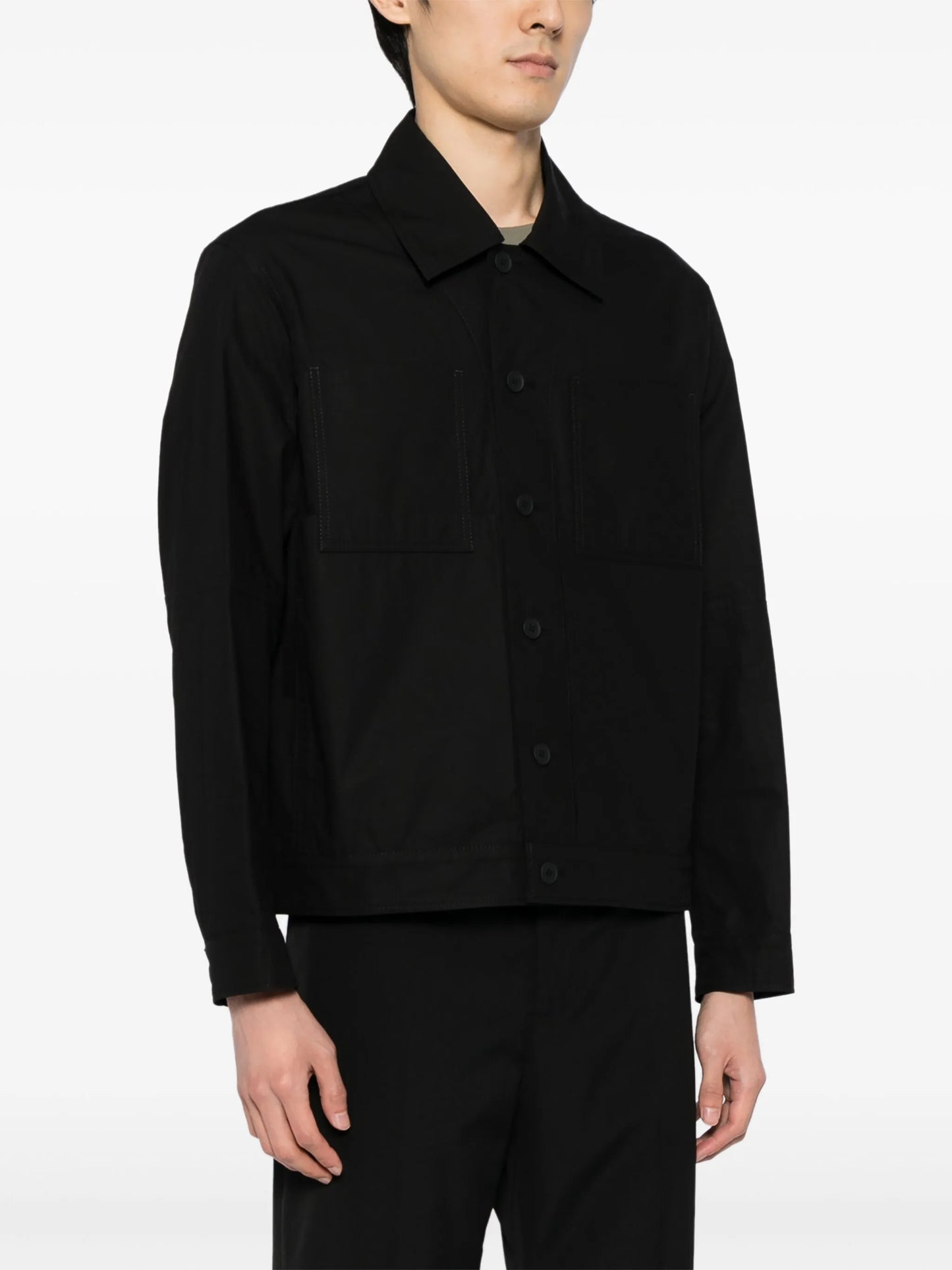 classic-collar shirt jacket