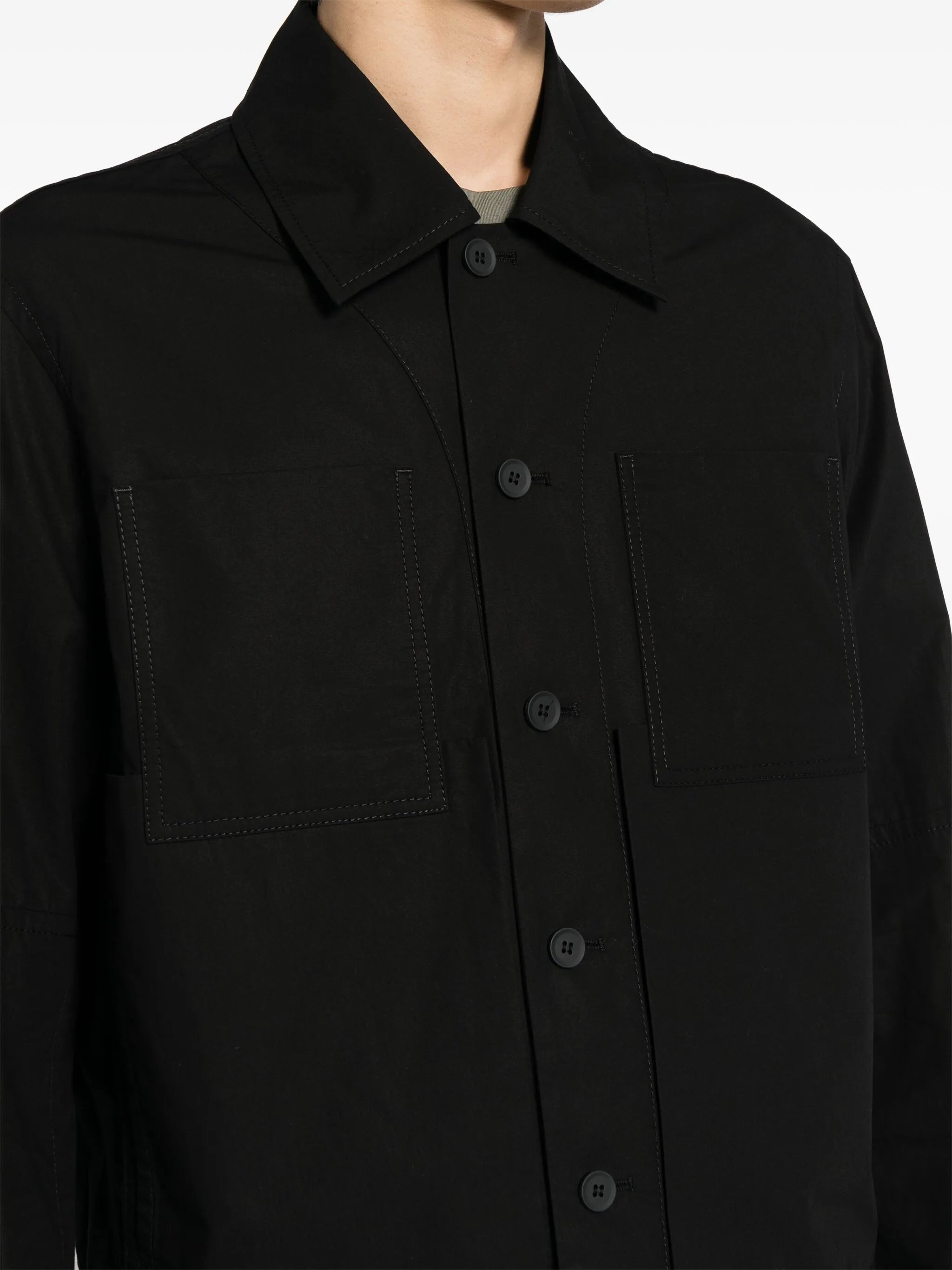 classic-collar shirt jacket