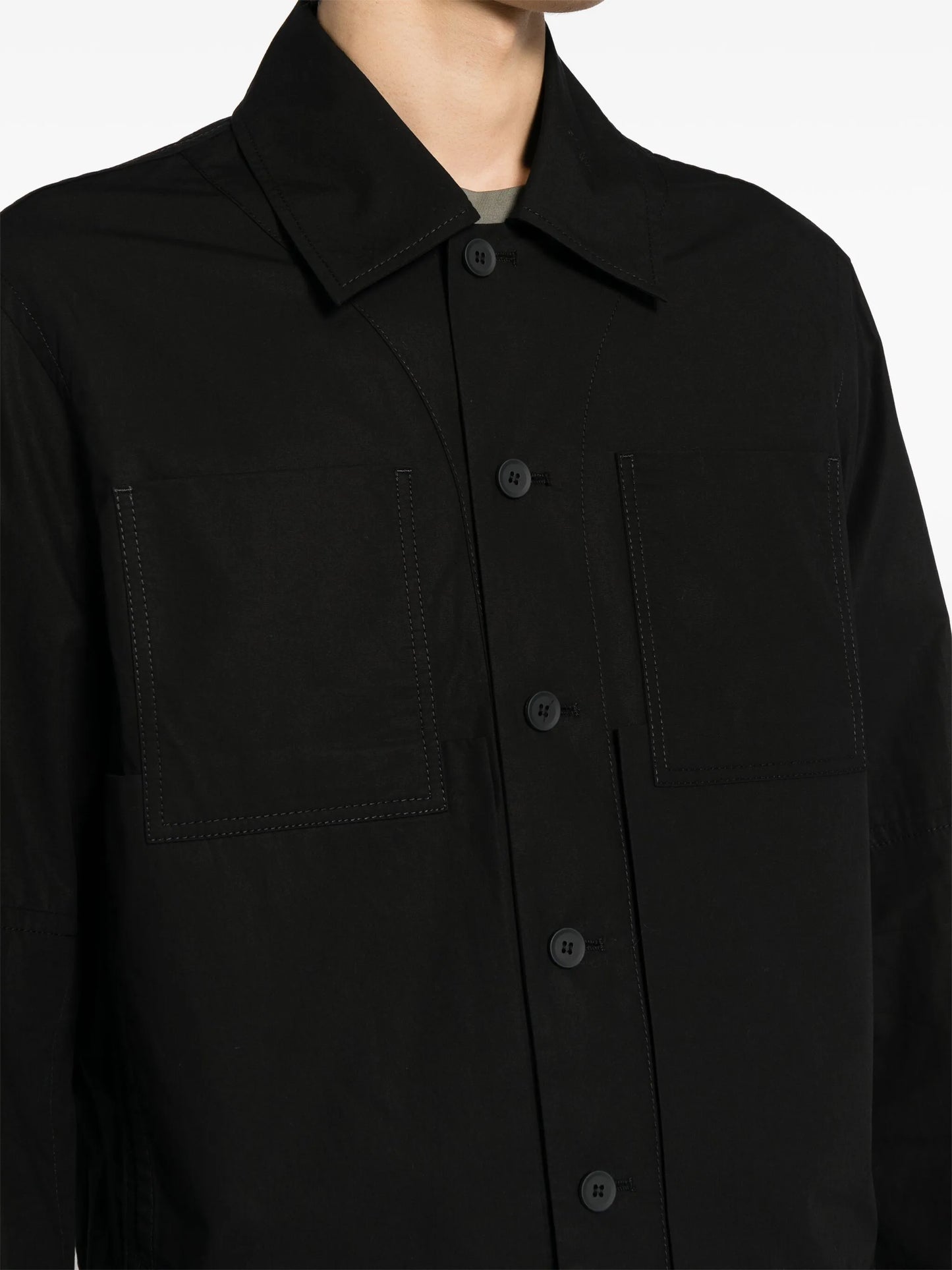 classic-collar shirt jacket