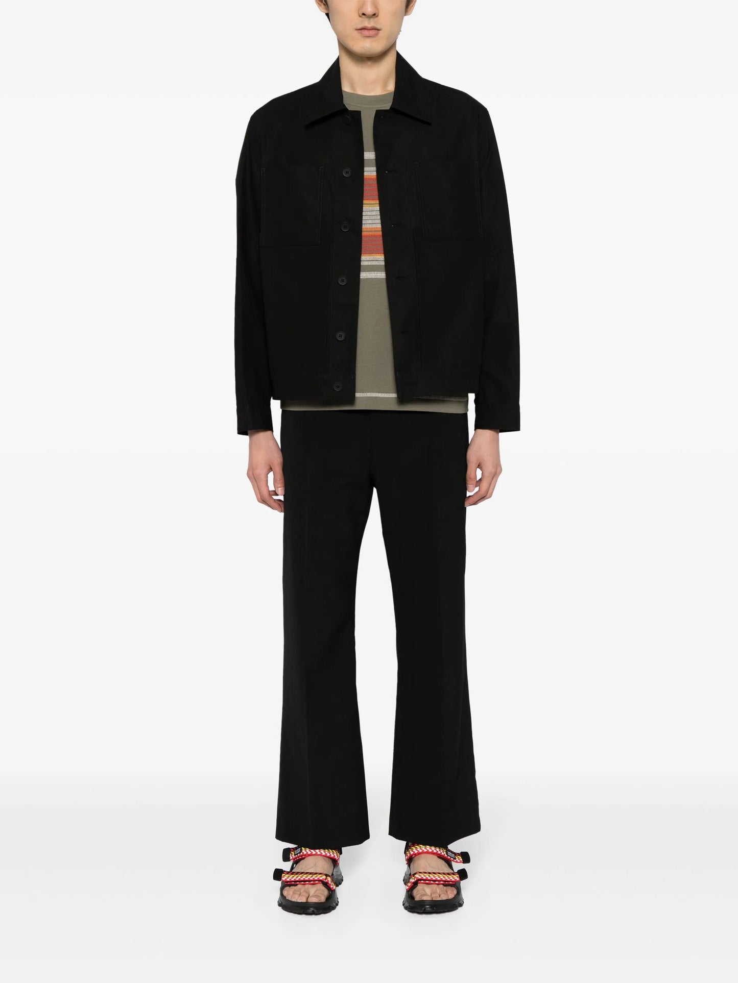 classic-collar shirt jacket
