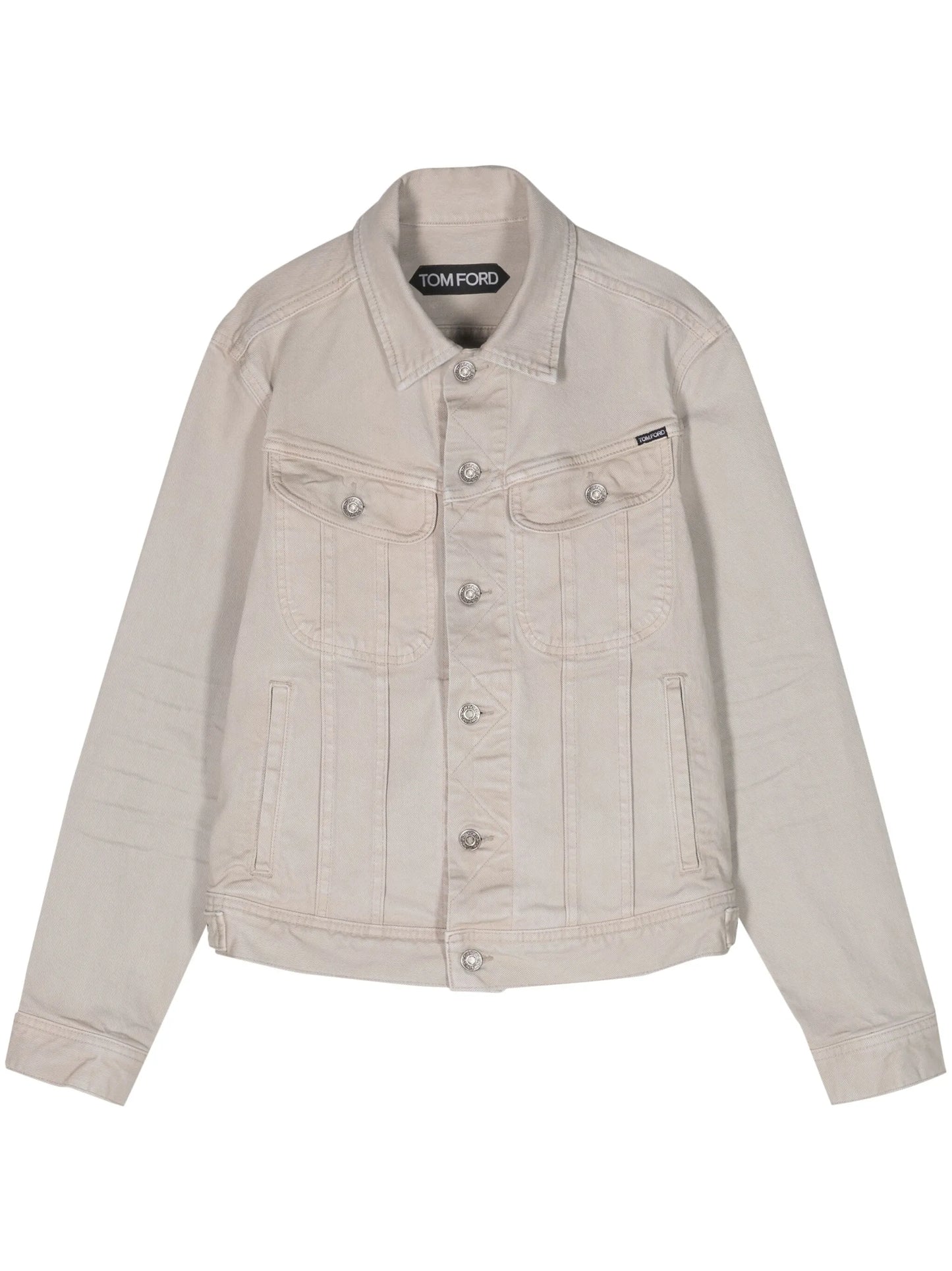 panelled denim jacket