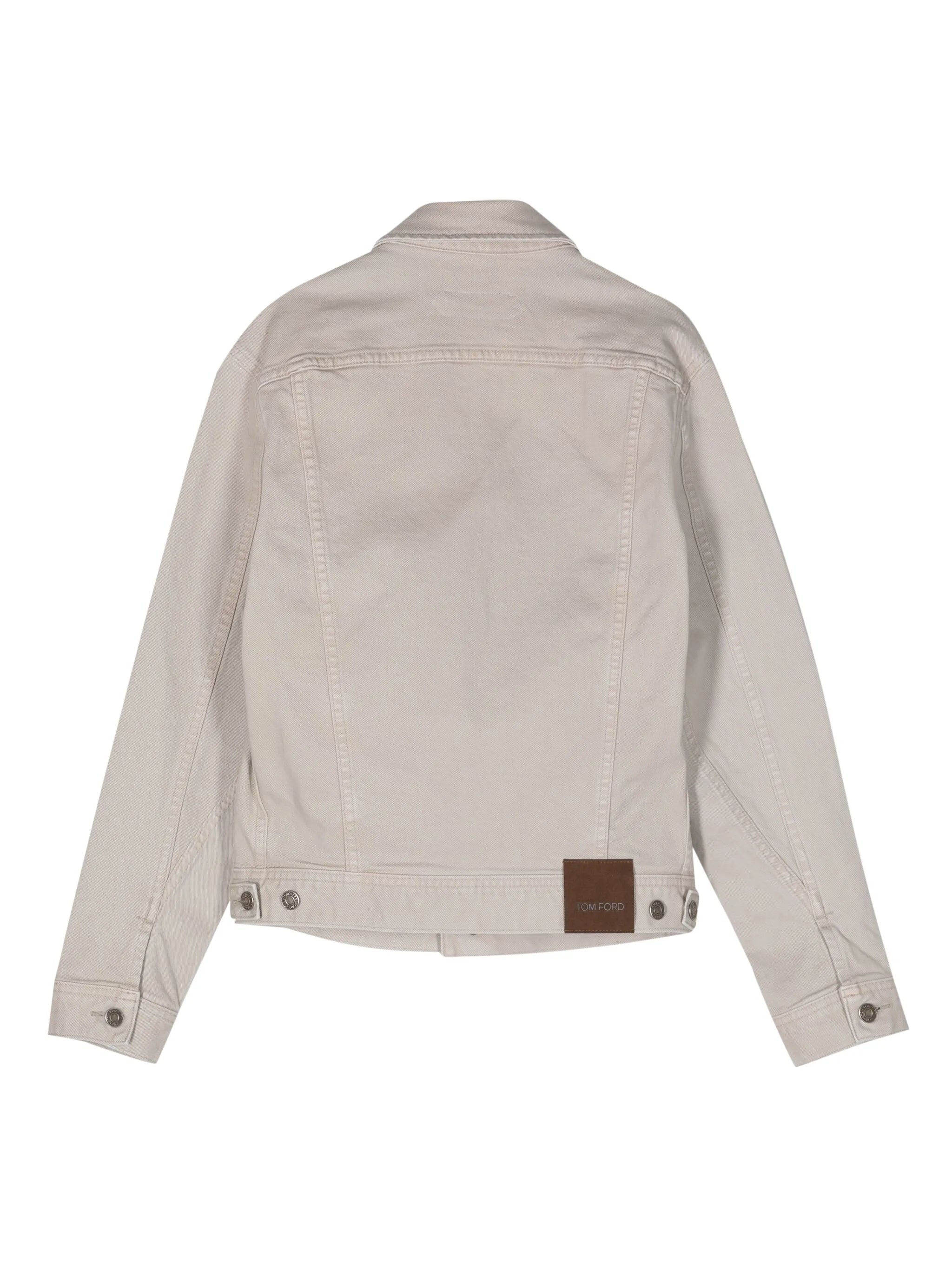 panelled denim jacket