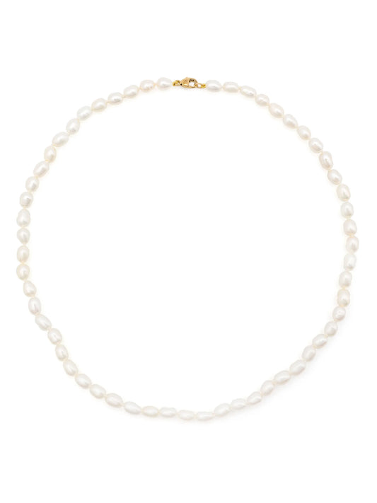 14k yellow gold Chunky Seed pearl necklace