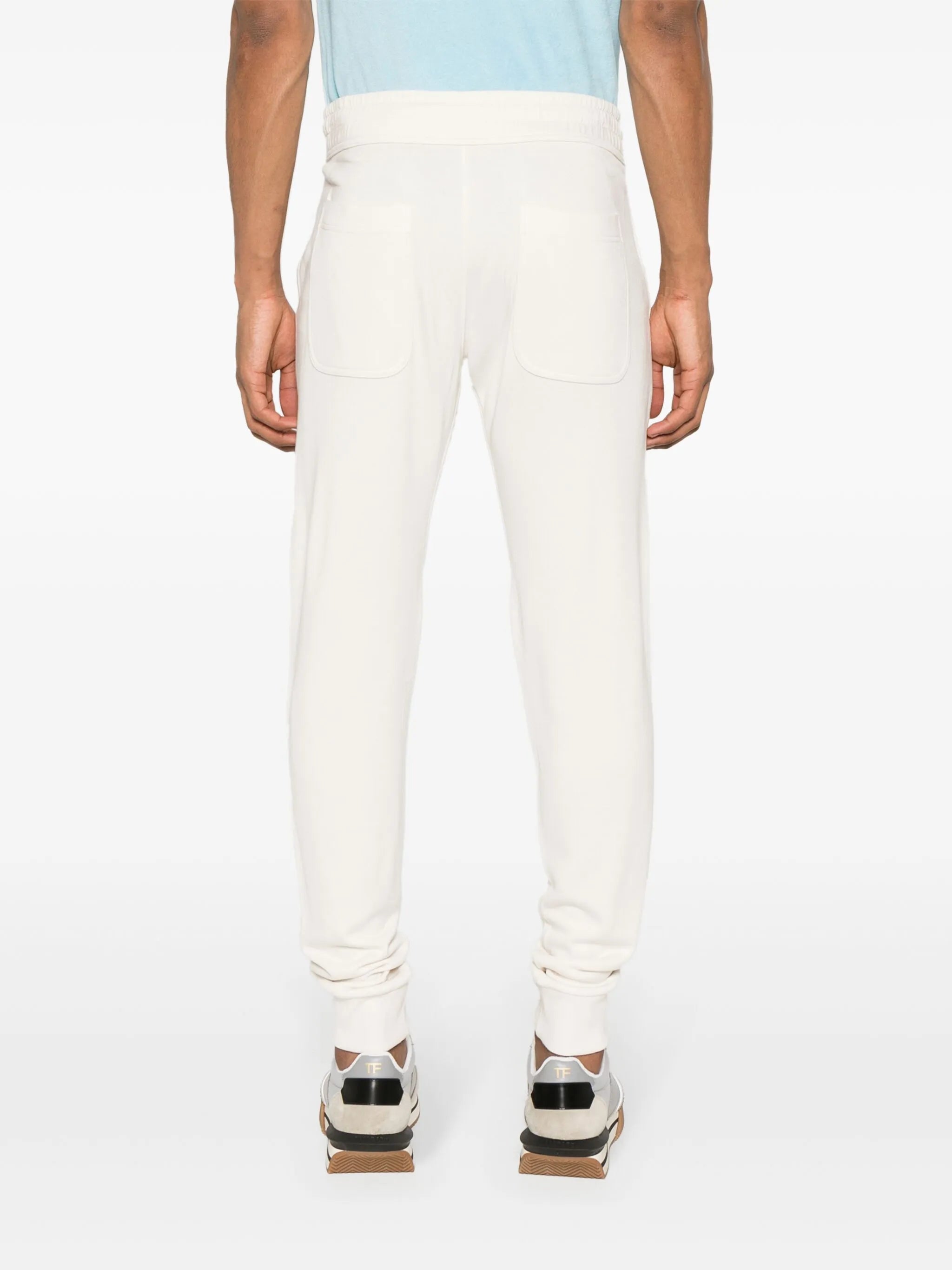 drawstring-waist track pants