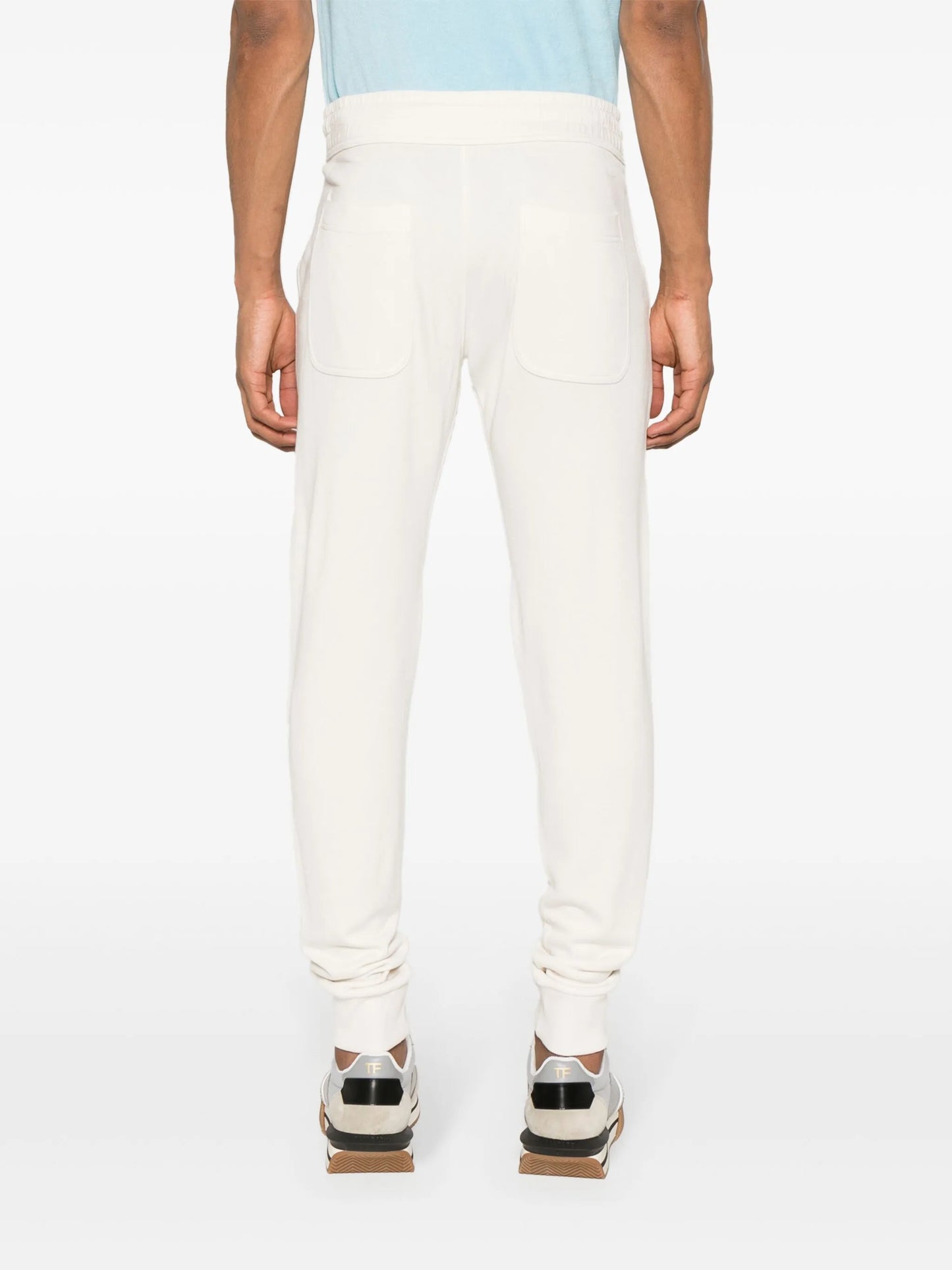 drawstring-waist track pants