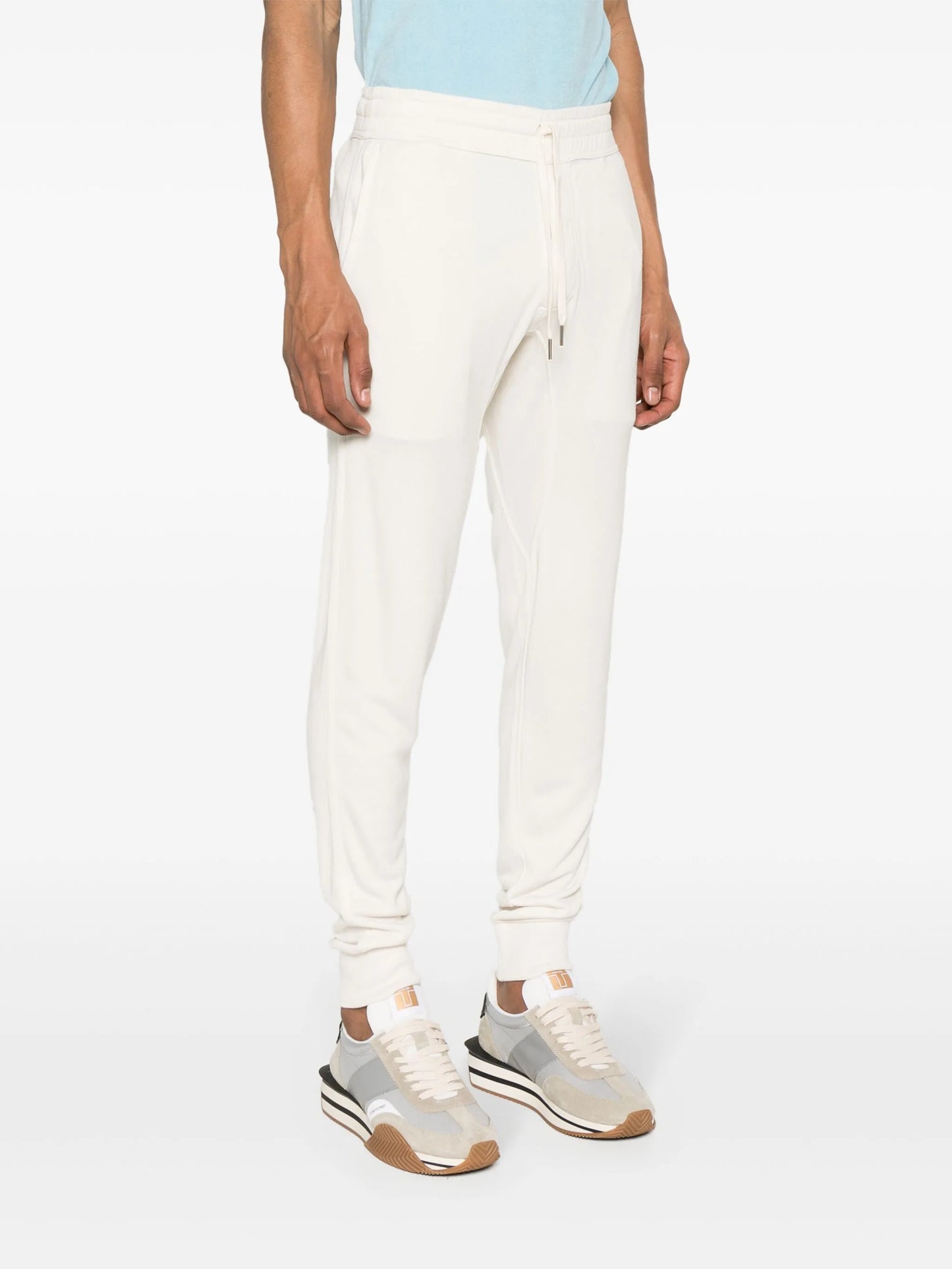 drawstring-waist track pants