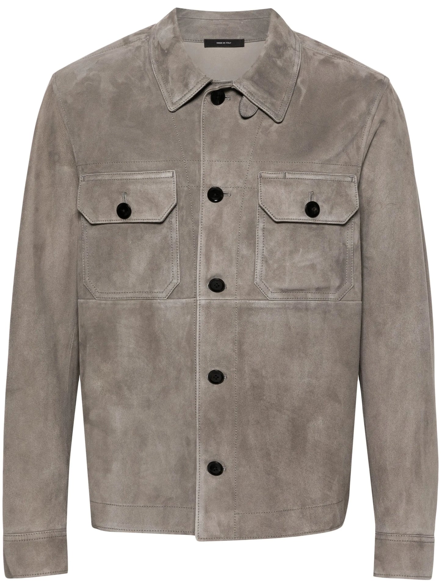 microsuede shirt jacket
