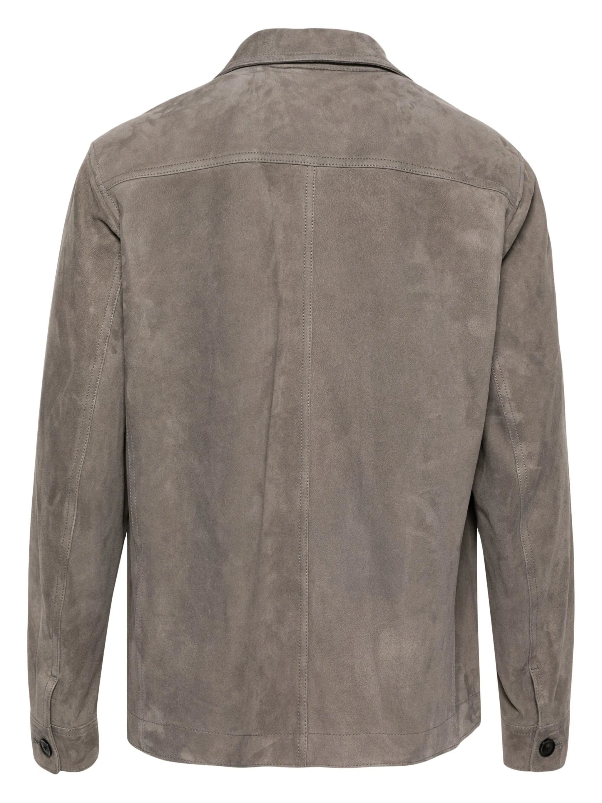 microsuede shirt jacket