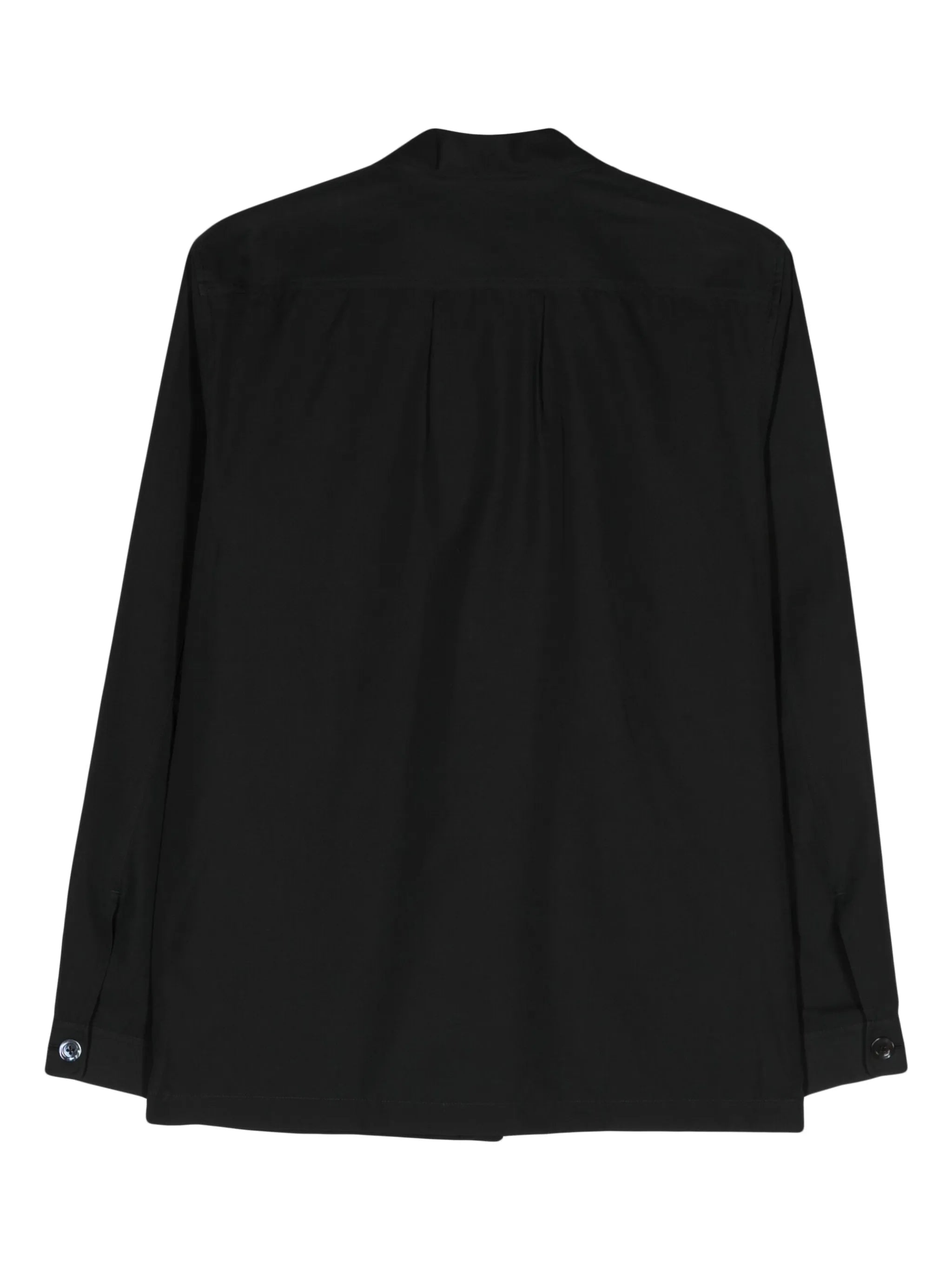 classic-collar cotton-blend shirt