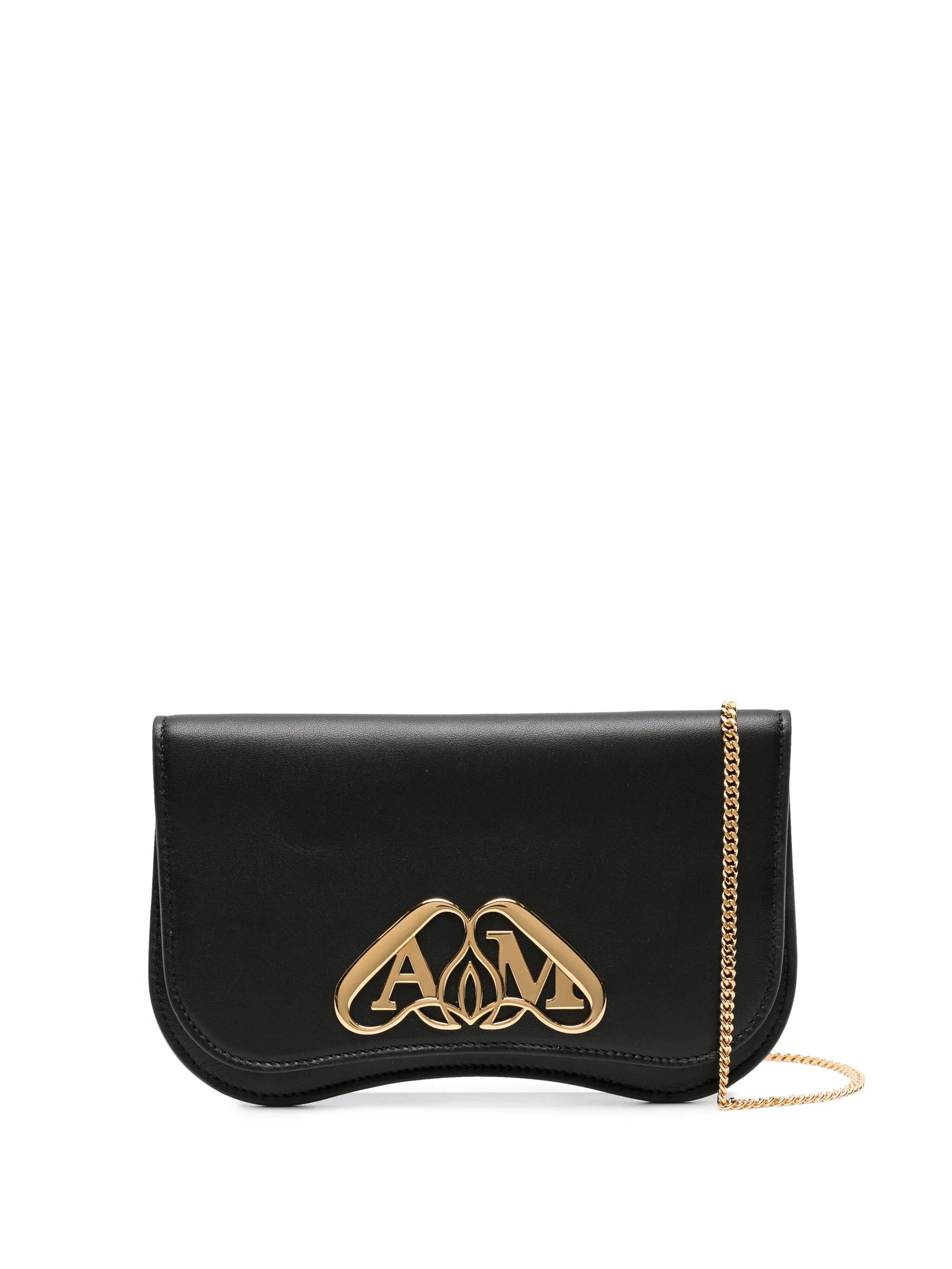 mini The Seal leather phone bag