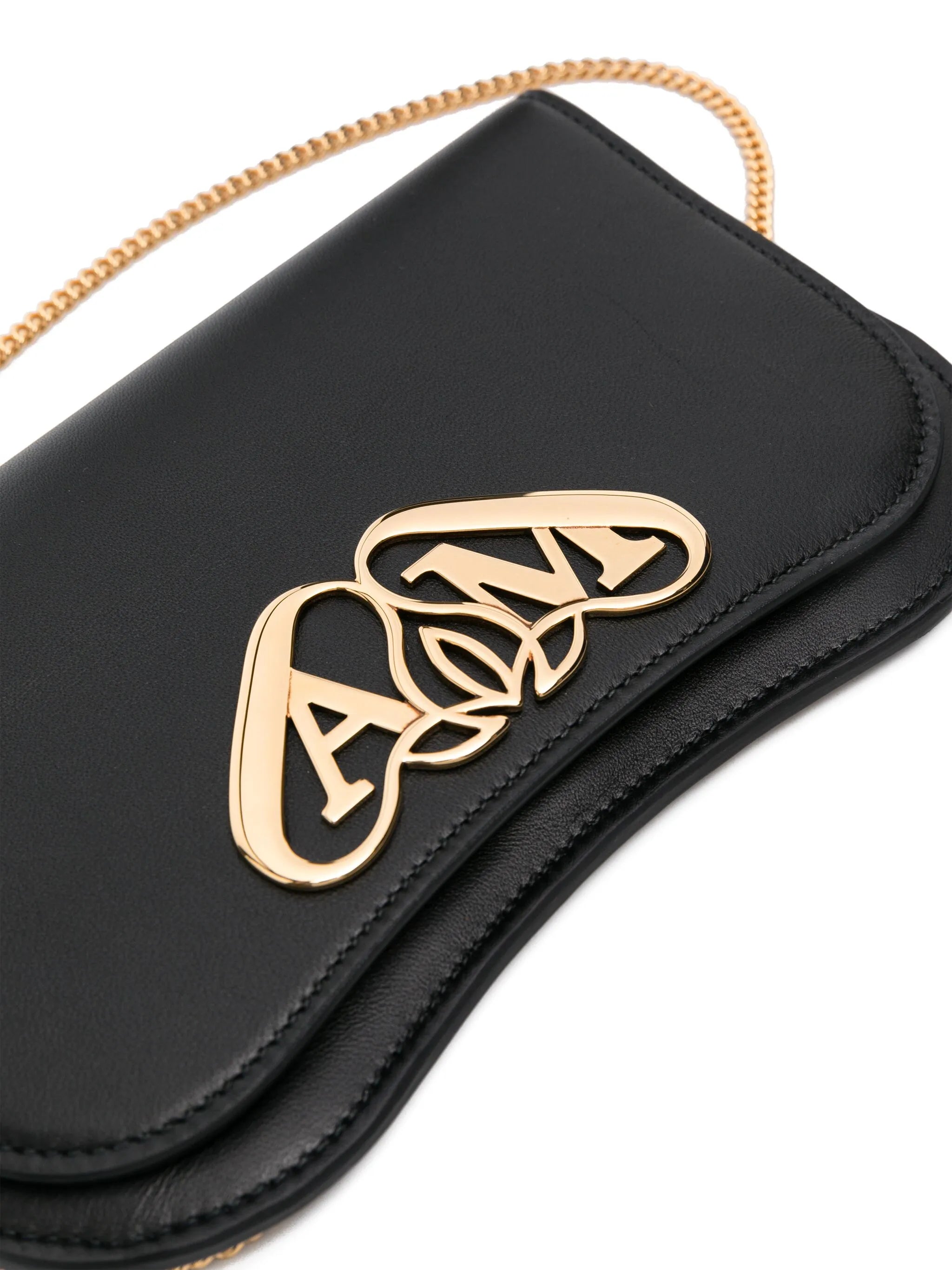 mini The Seal leather phone bag