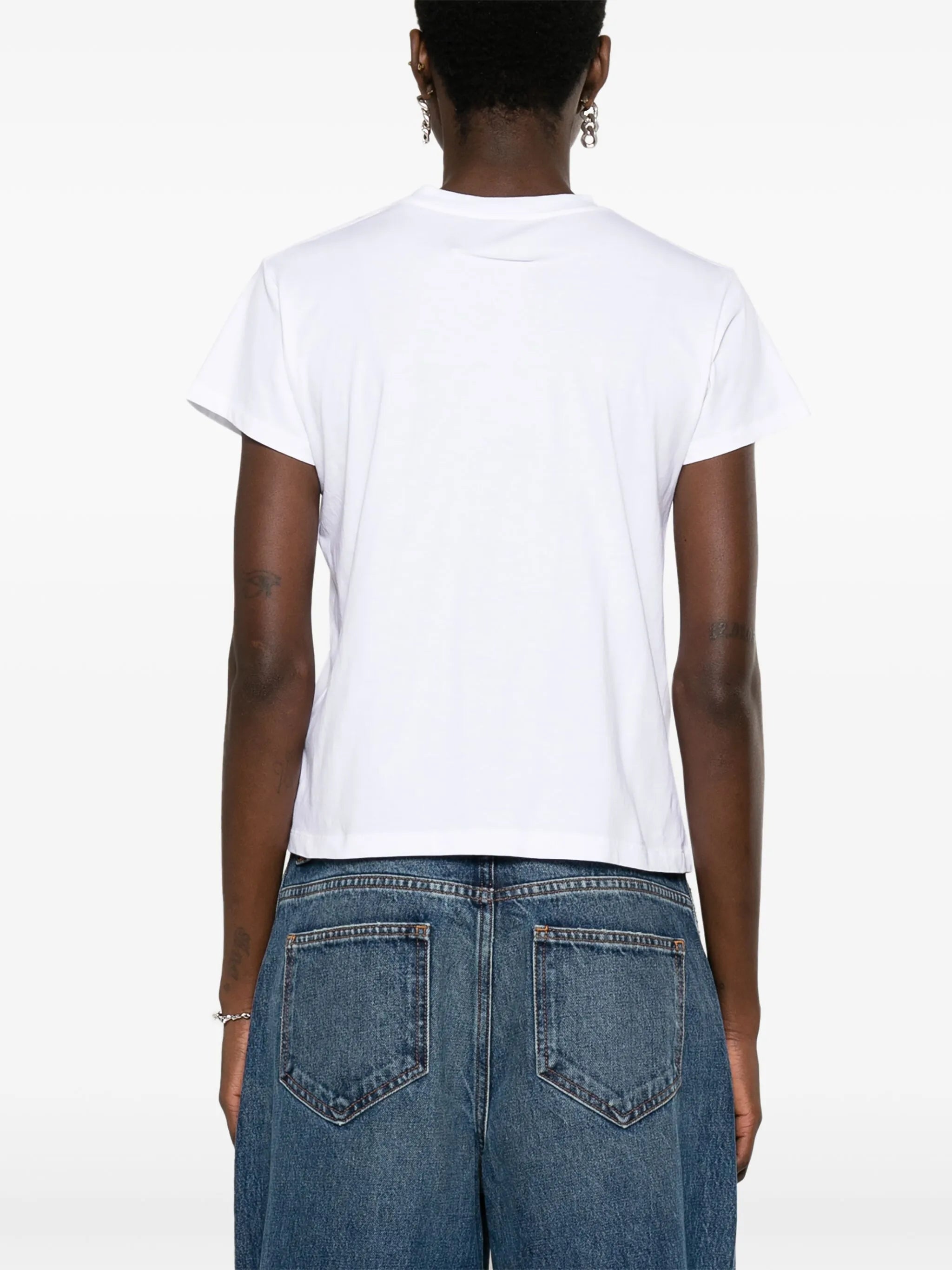 logo-appliqué cotton T-shirt
