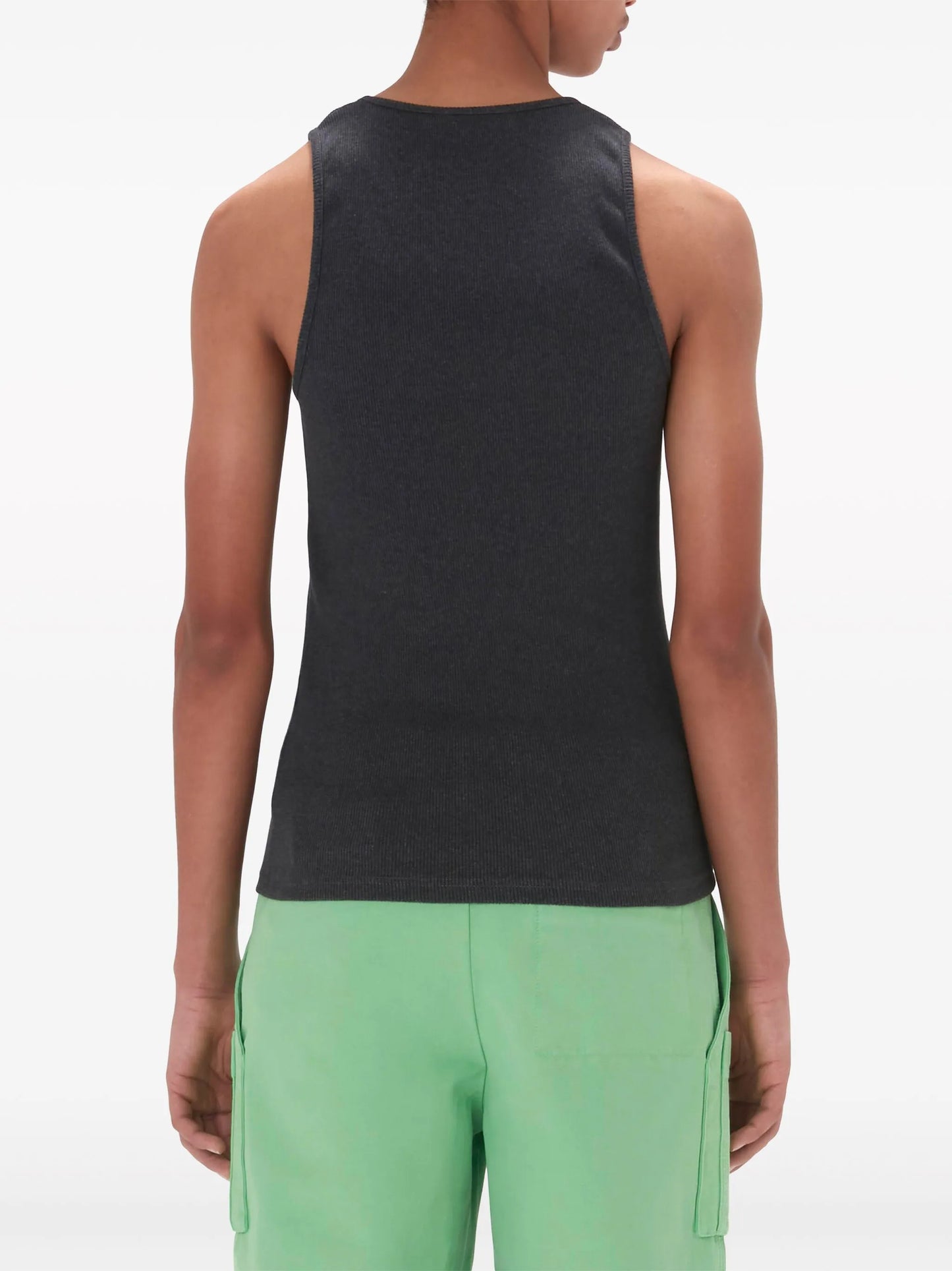 Clay trompe l'oeil-print top