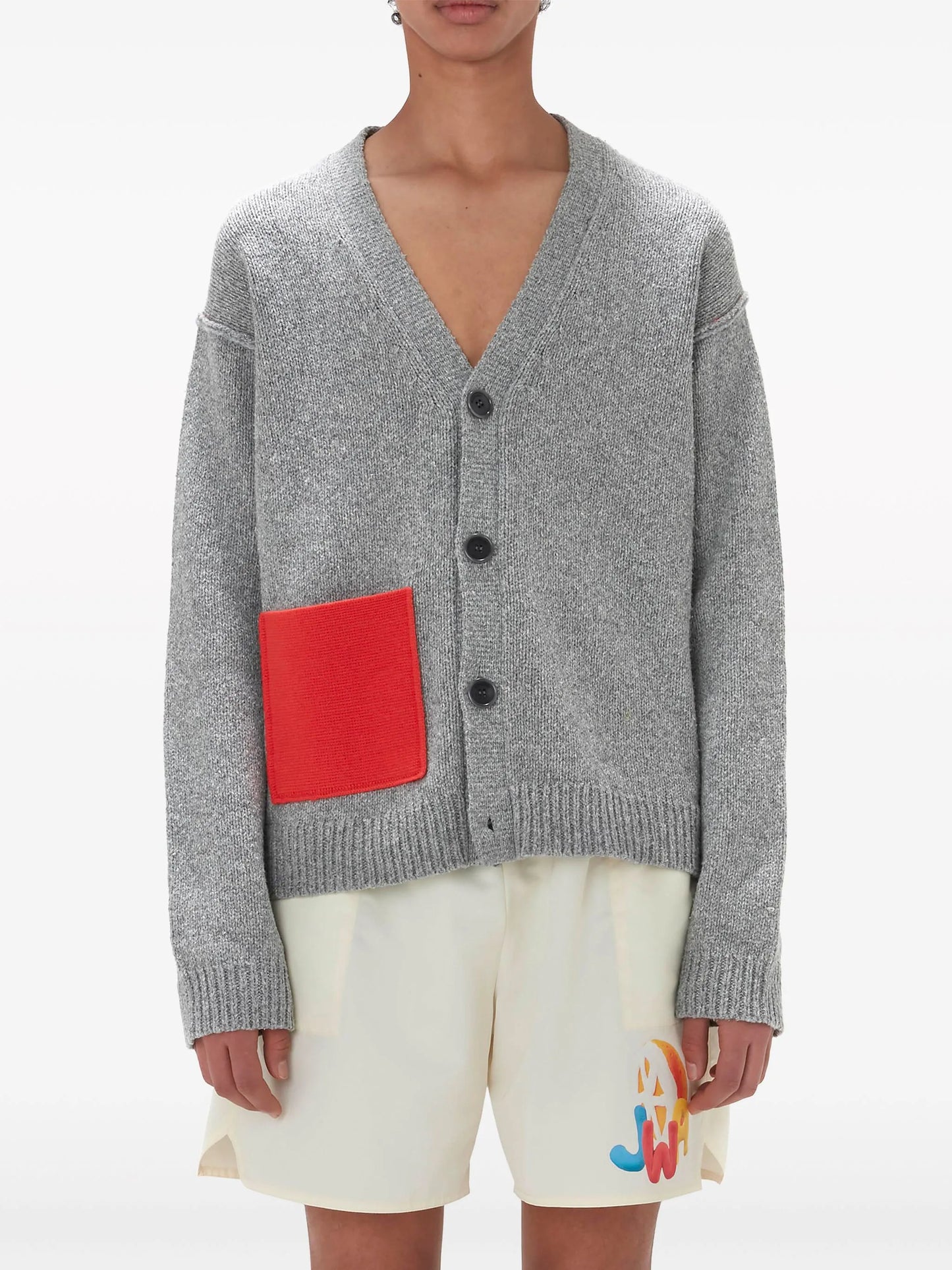 JWA contrast-pocket cardigan