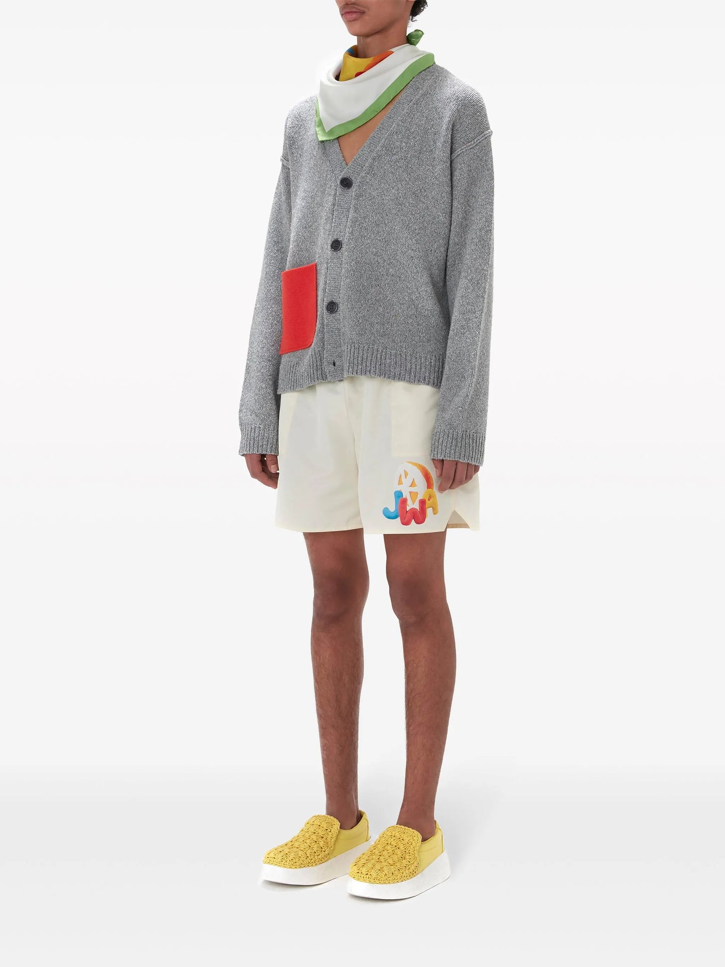 JWA contrast-pocket cardigan
