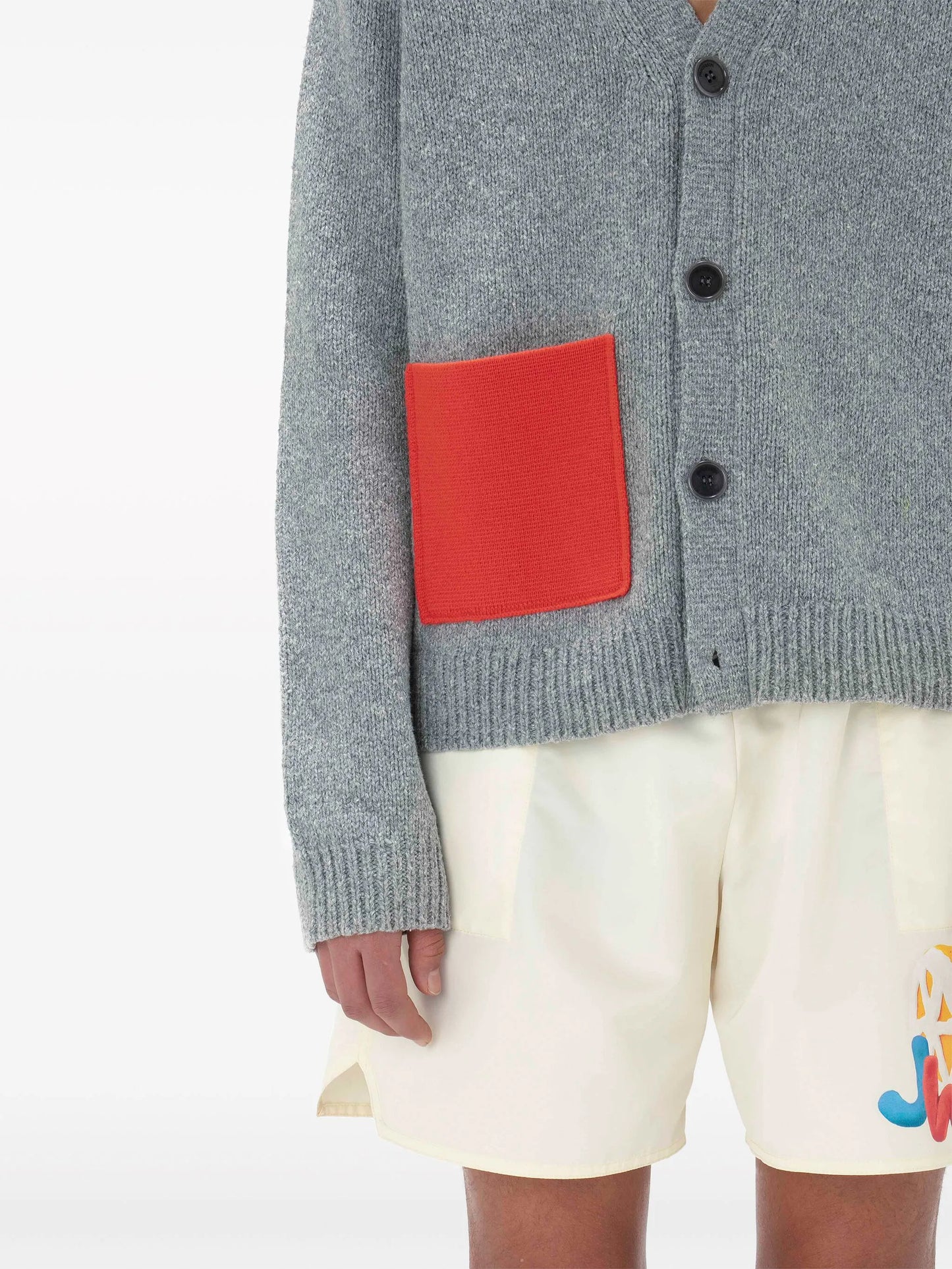 JWA contrast-pocket cardigan