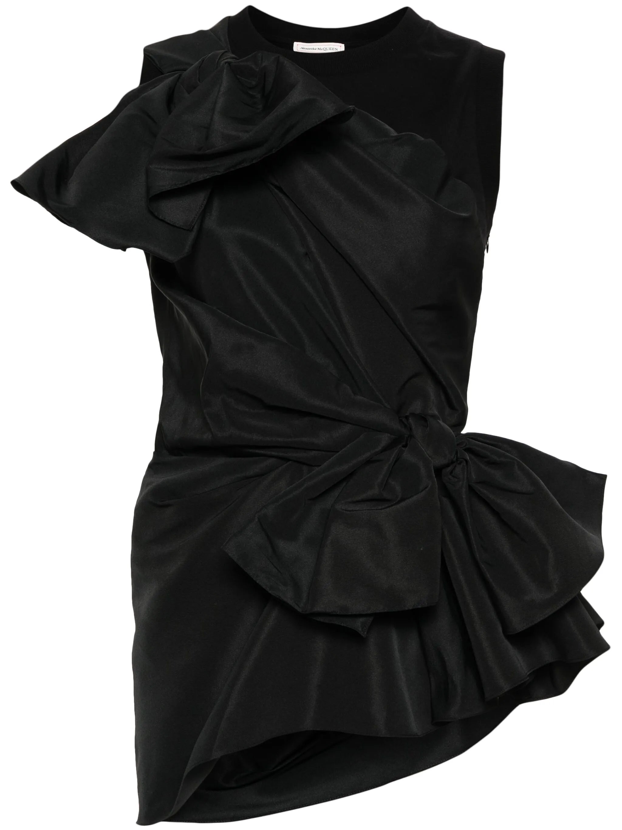 bow-detail sleeveless blouse