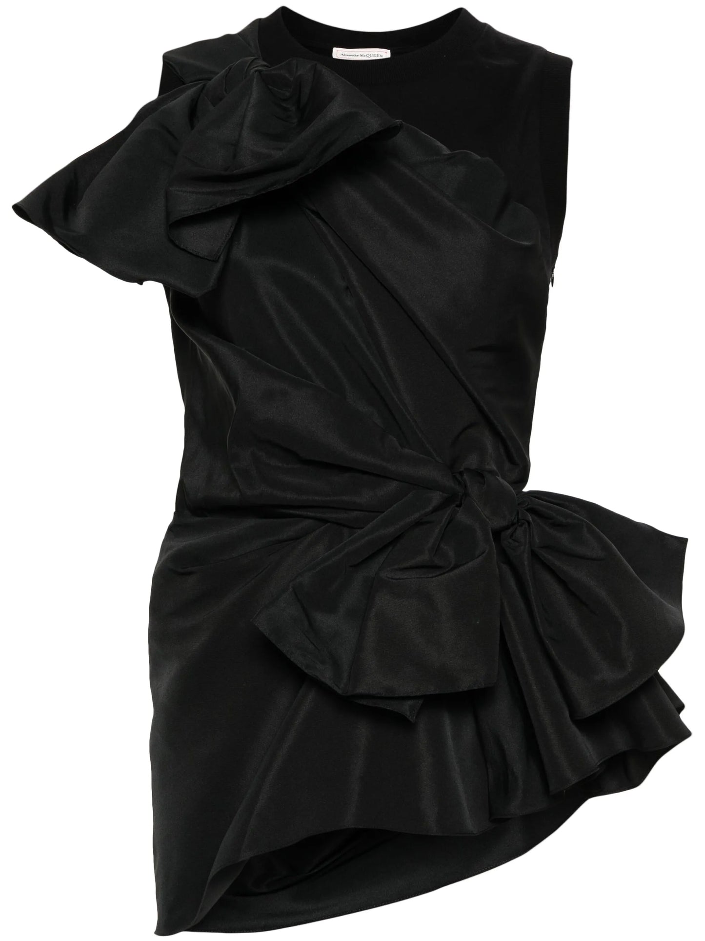 bow-detail sleeveless blouse