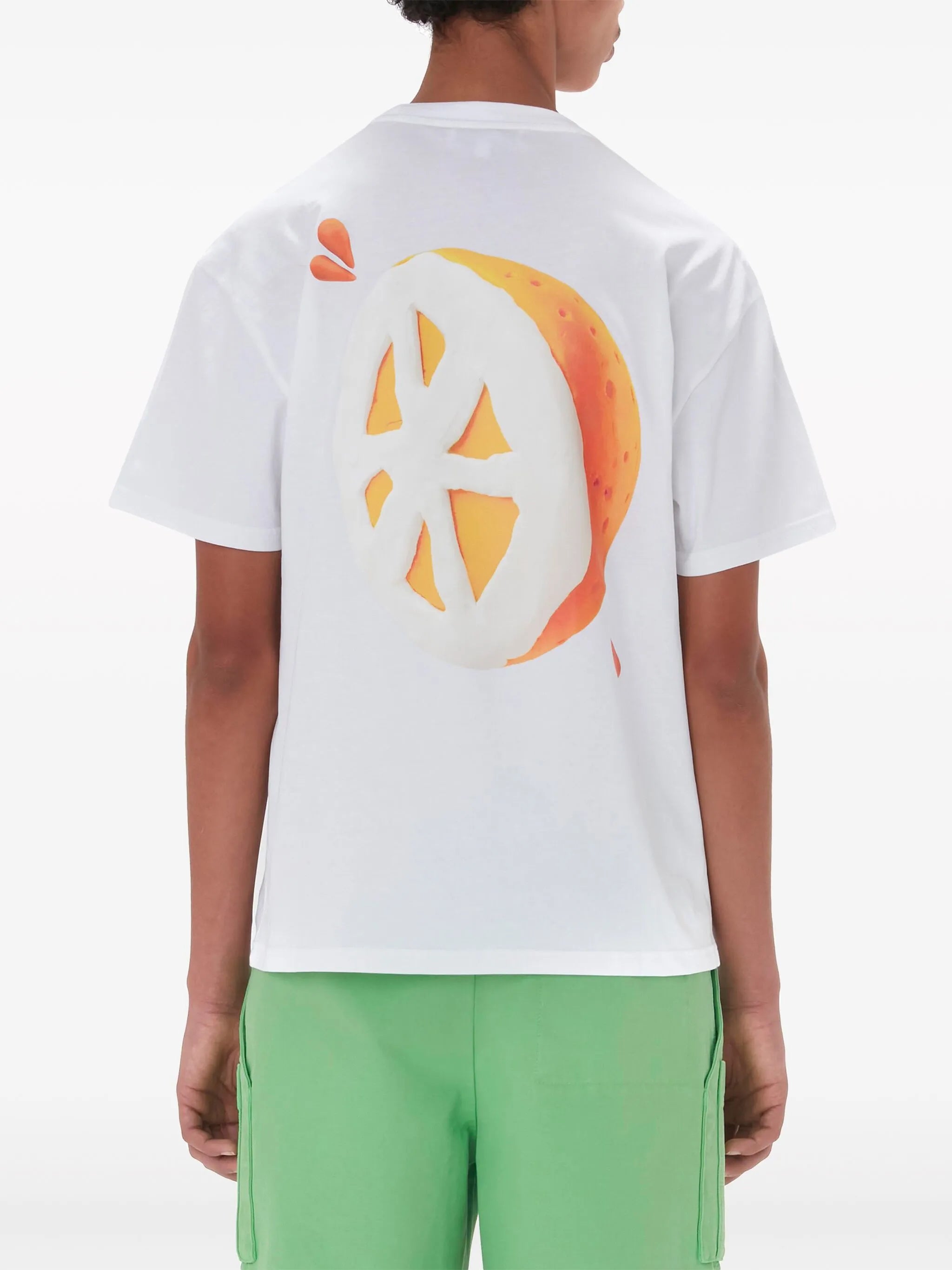 fruit-print T-shirt