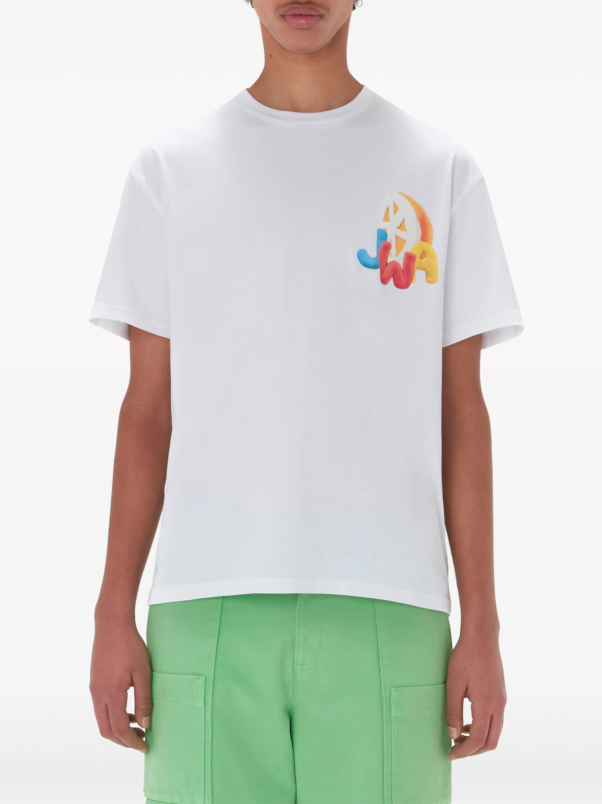 fruit-print T-shirt