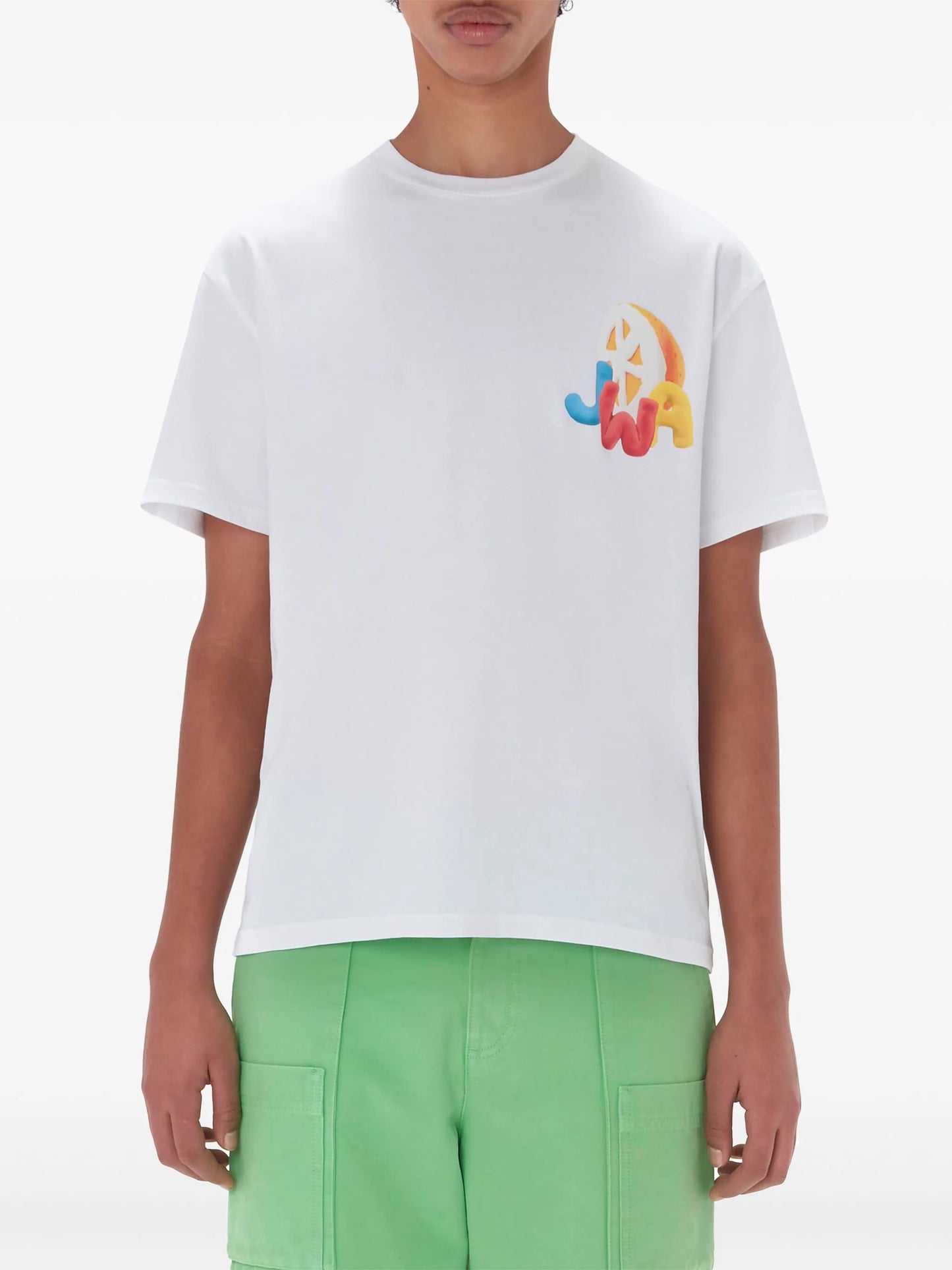 fruit-print T-shirt
